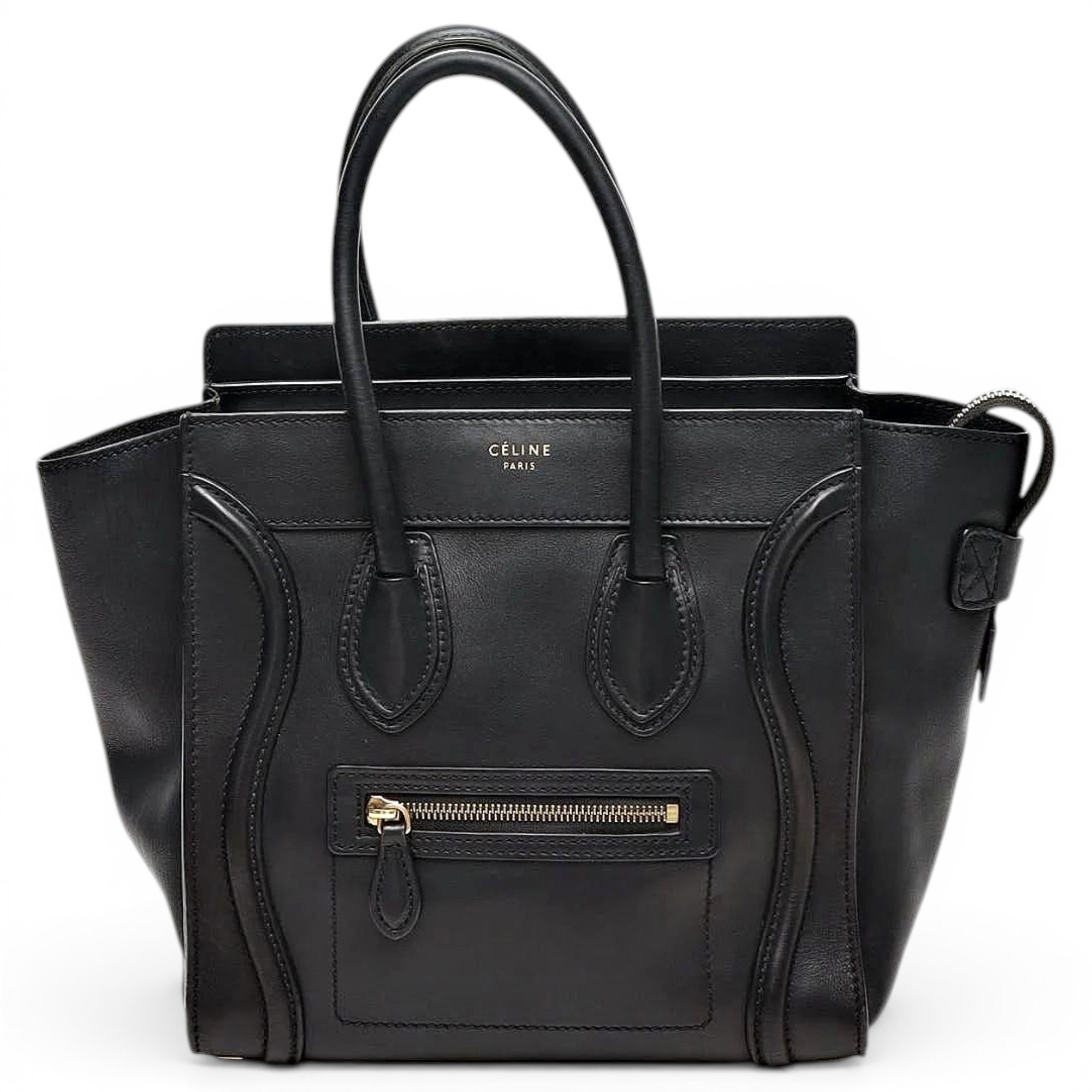 Nano Luggage leather handbag