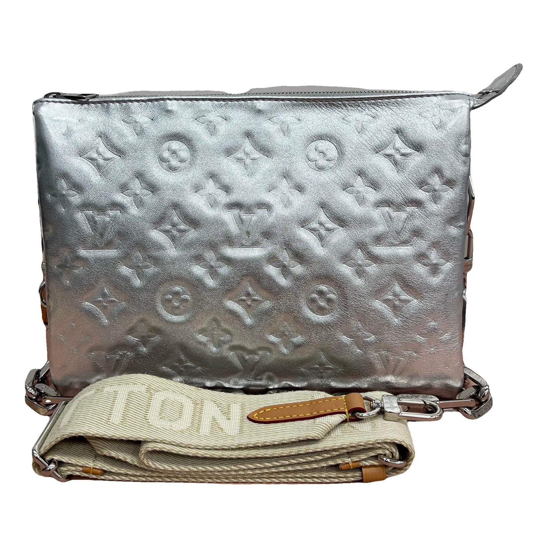 Coussin leather handbag