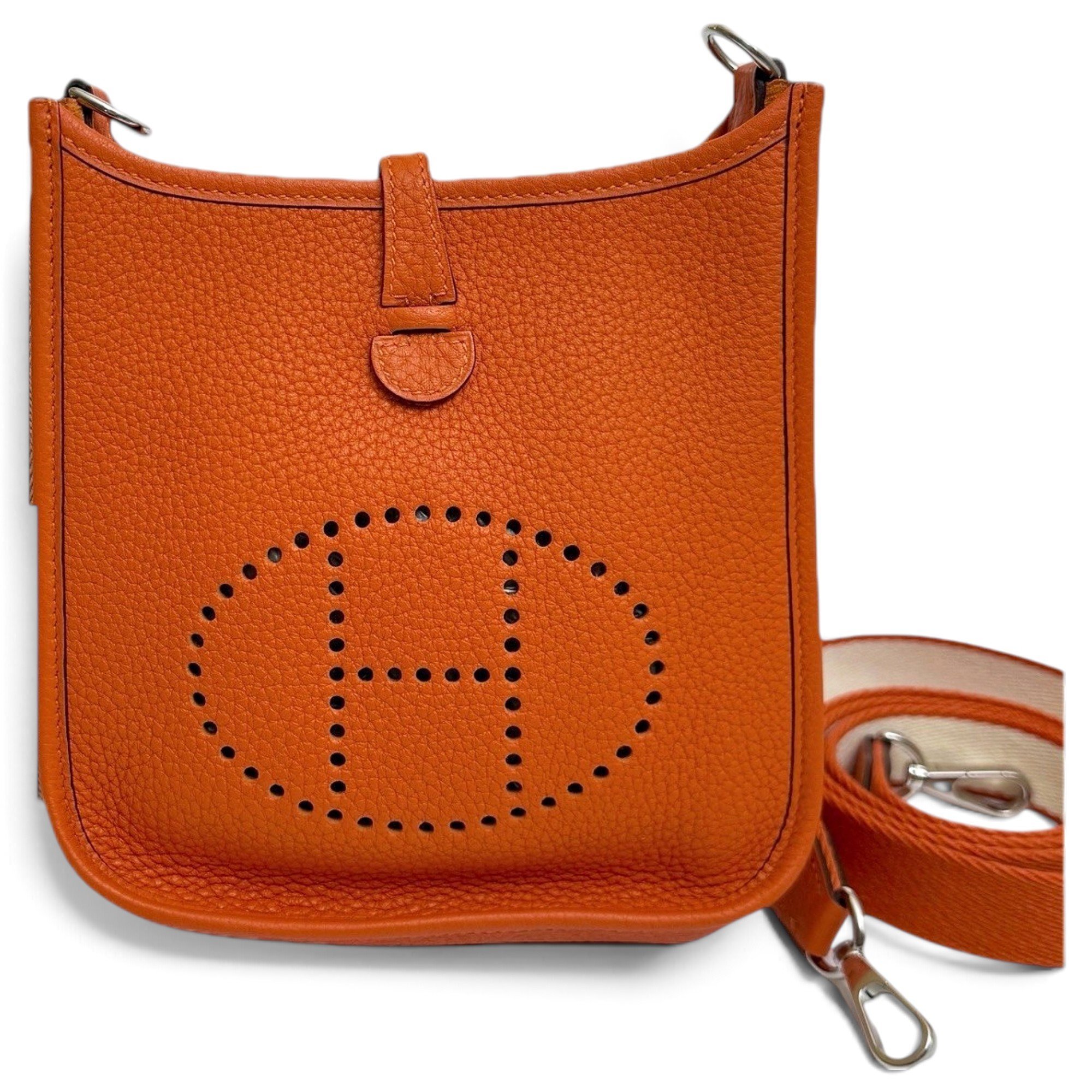 Evelyne leather handbag