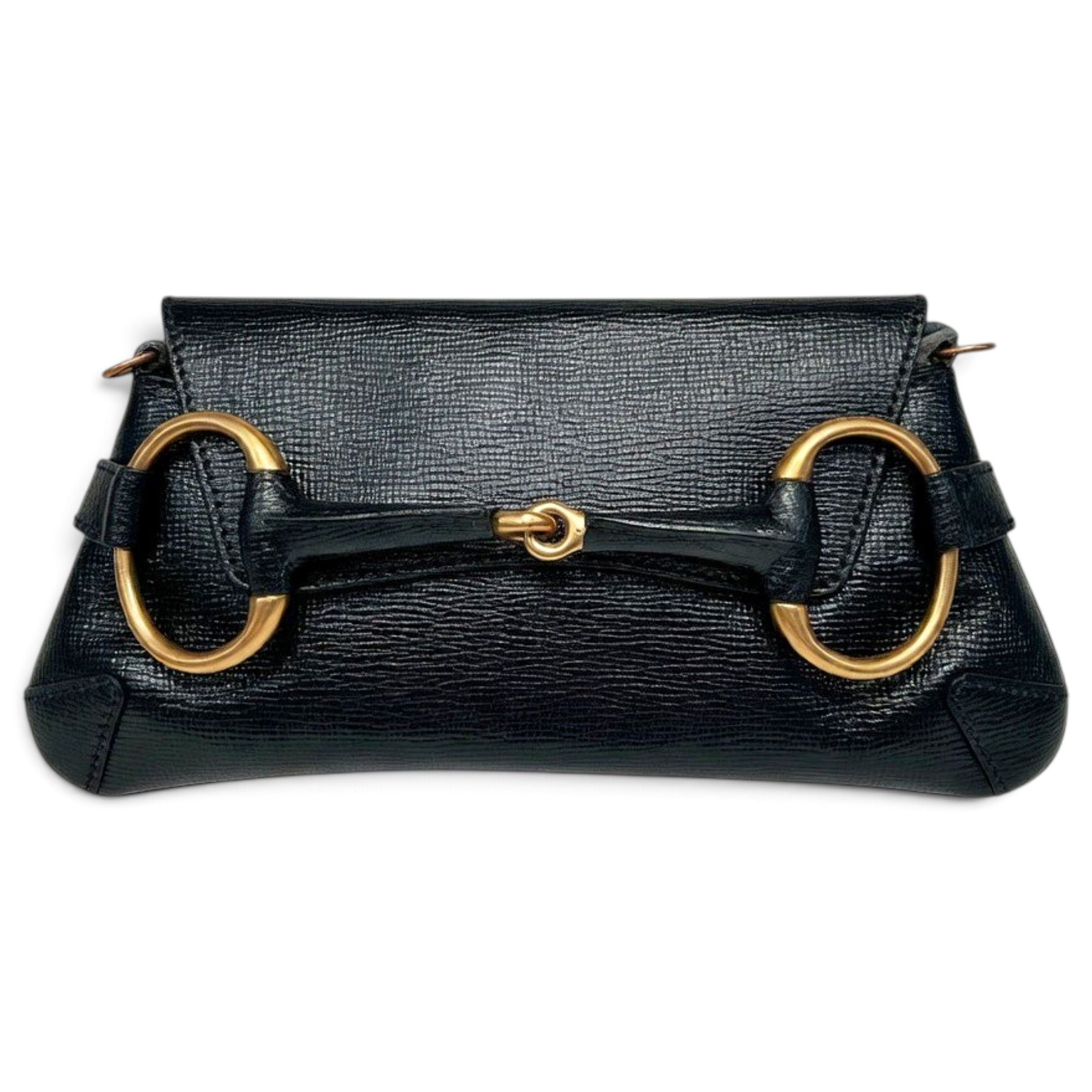 Horsebit Chain leather handbag