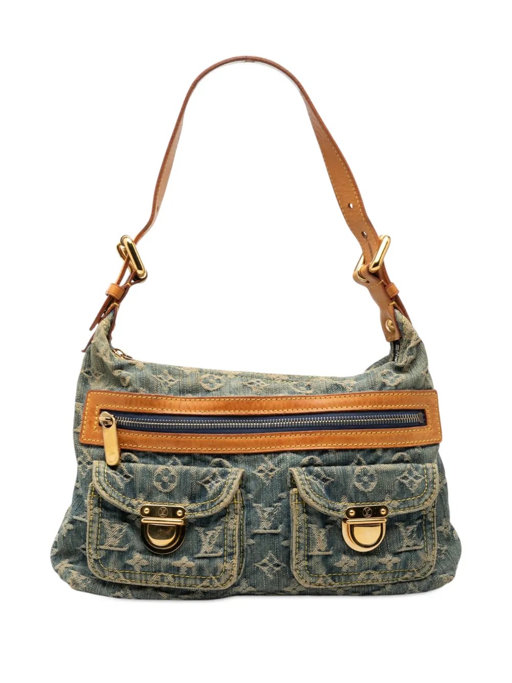 2005-2008 Monogram Denim Baggy PM shoulder bag