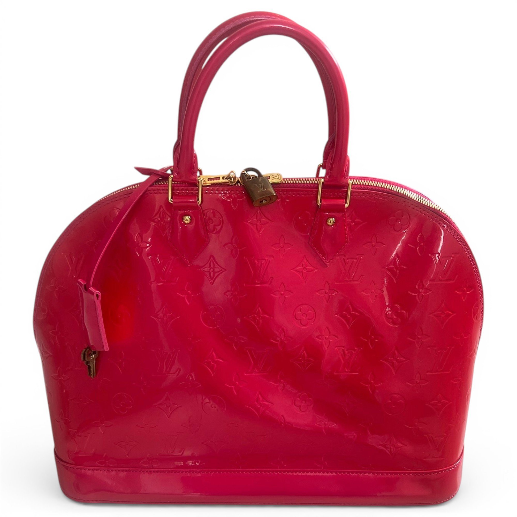Alma patent leather handbag