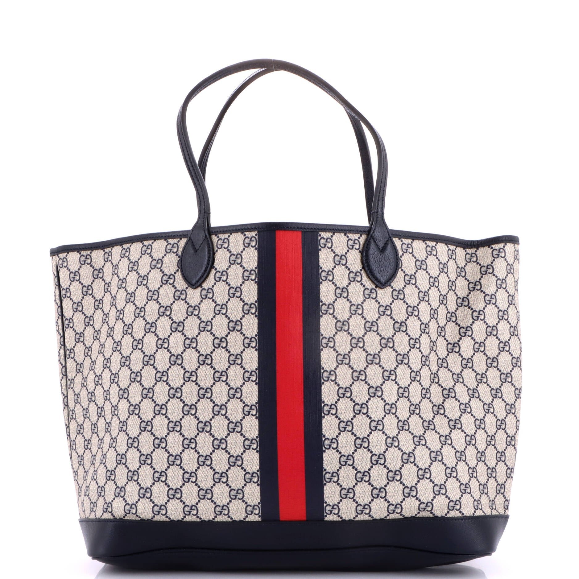 Ophidia Open Shopping Tote GG Coated Canvas Large