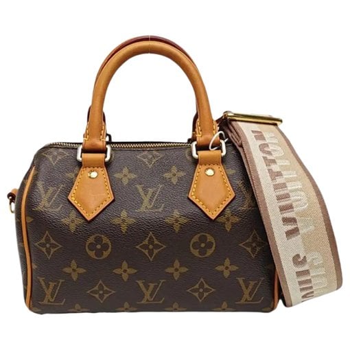 Nano Speedy / Mini HL leather handbag