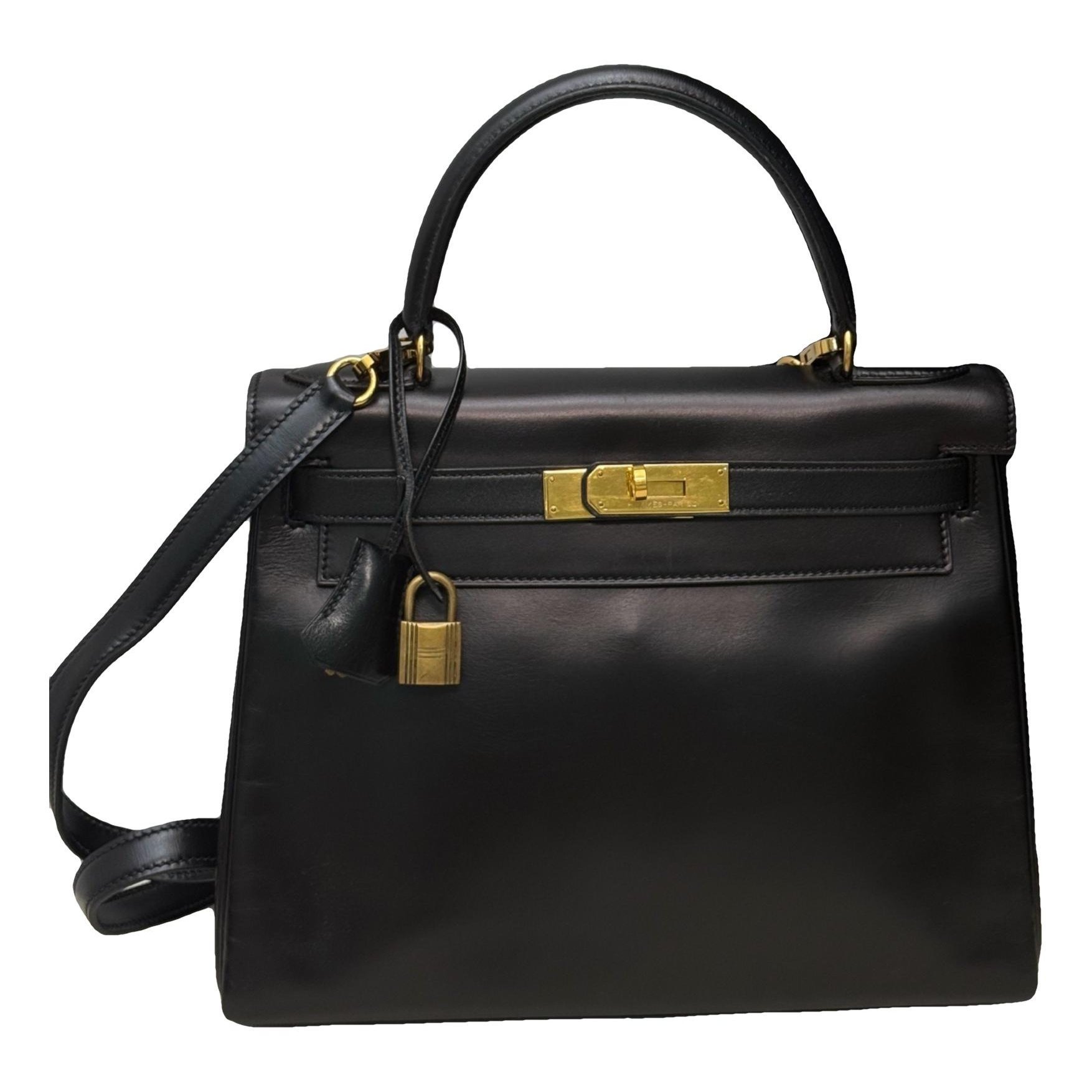 Kelly 28 leather handbag