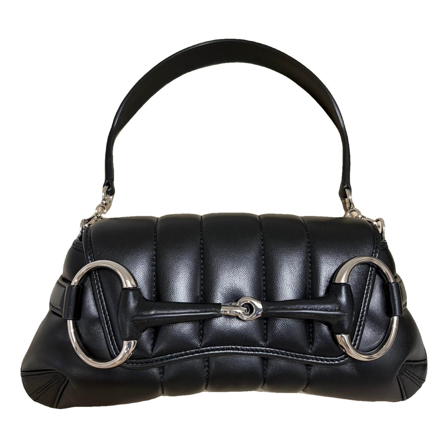 Horsebit Chain leather handbag