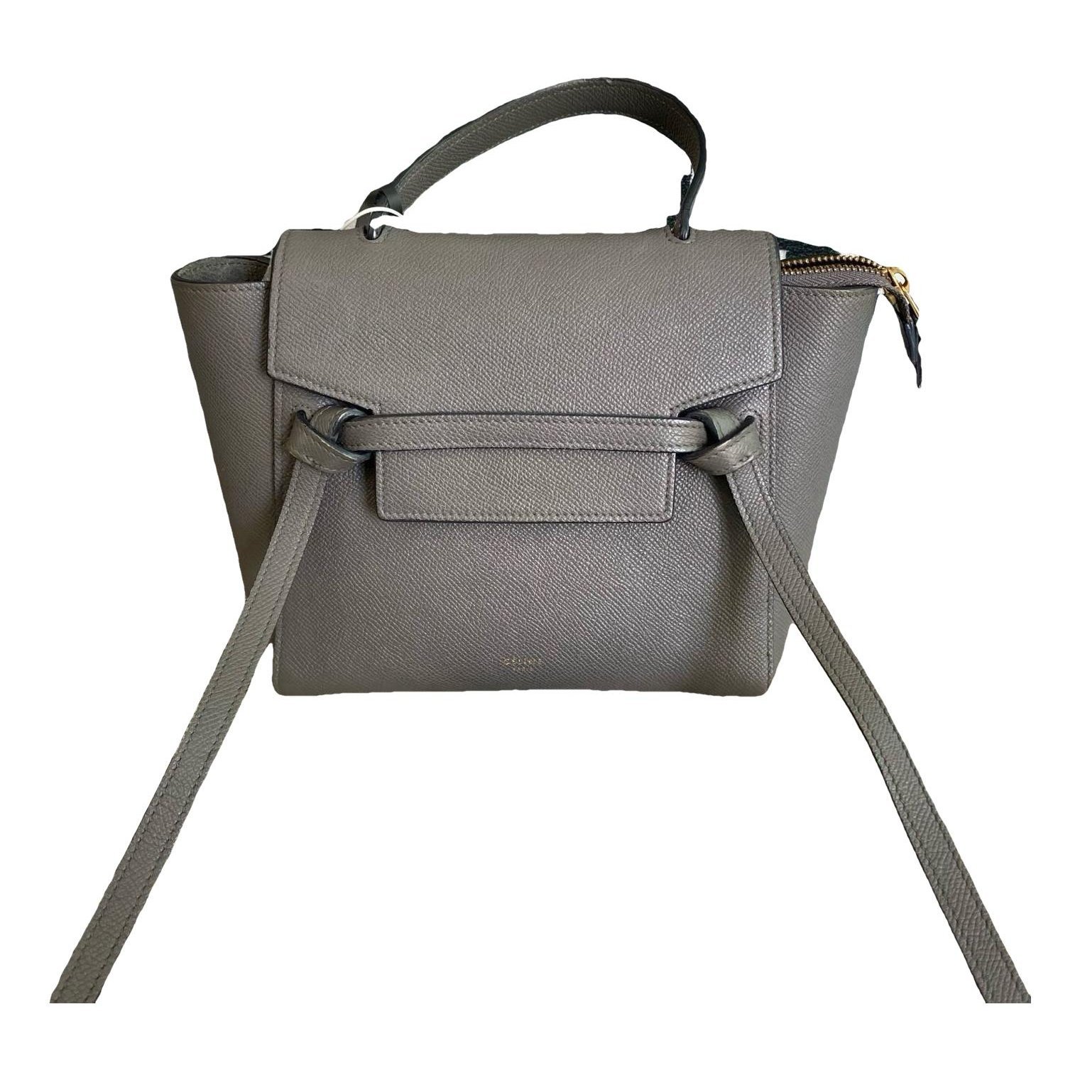Belt leather handbag