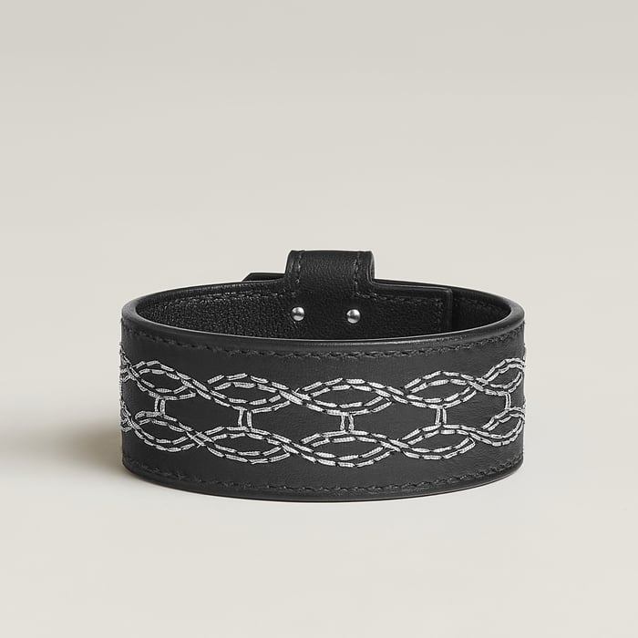 Noir Bracelet Kelly Twist H Filet, Petit Modèle
