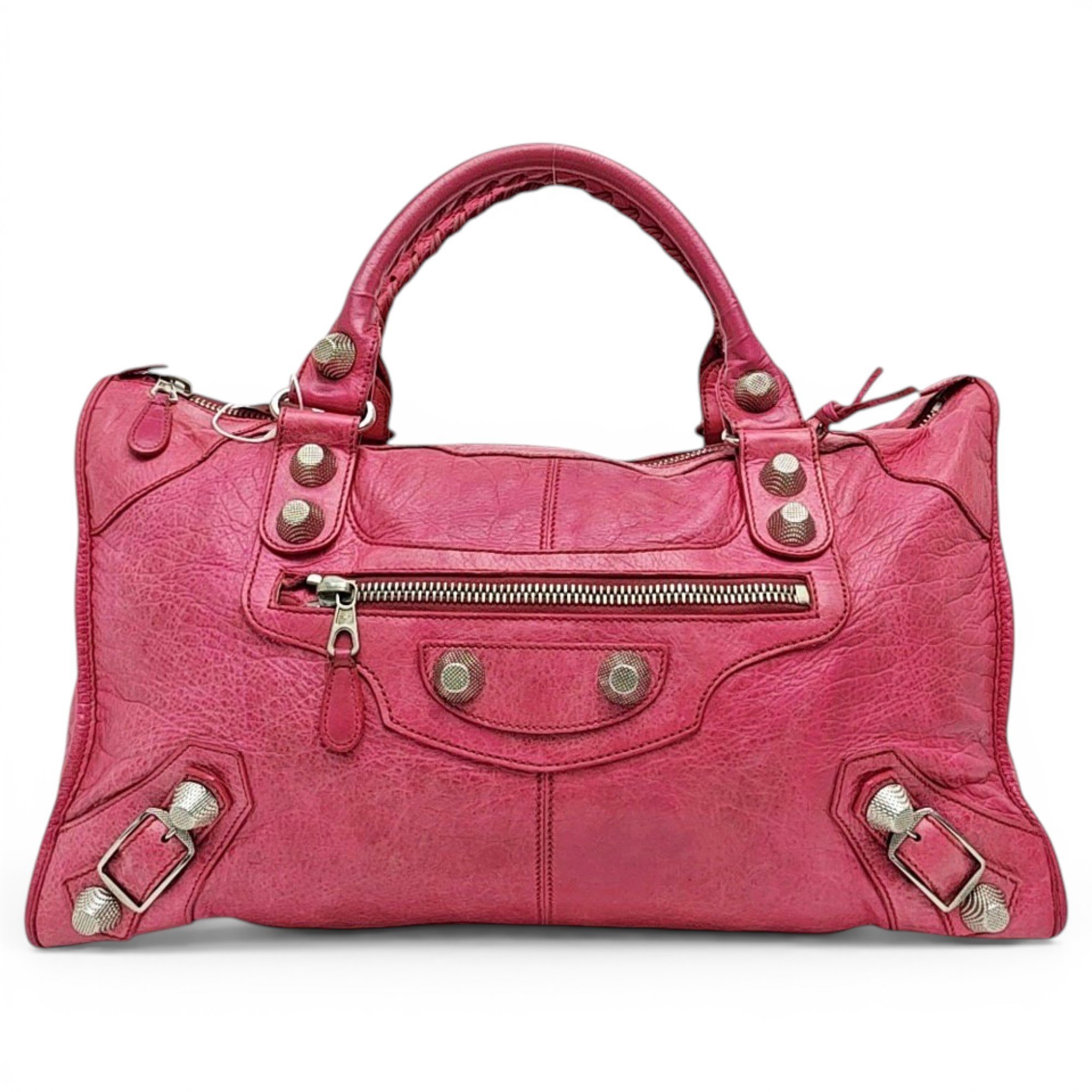 Leather handbag