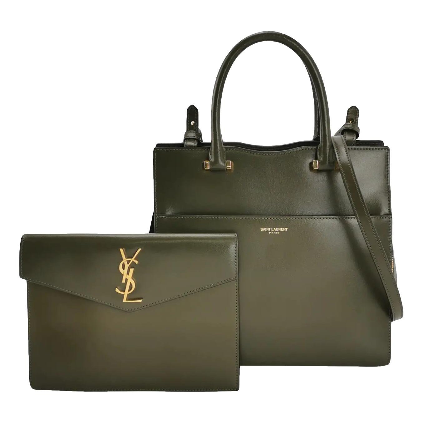 Uptown leather handbag