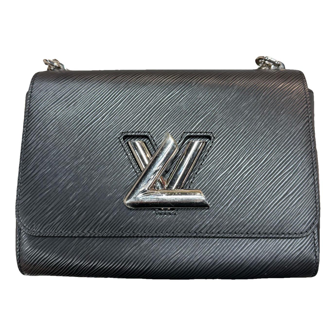 Twist leather handbag
