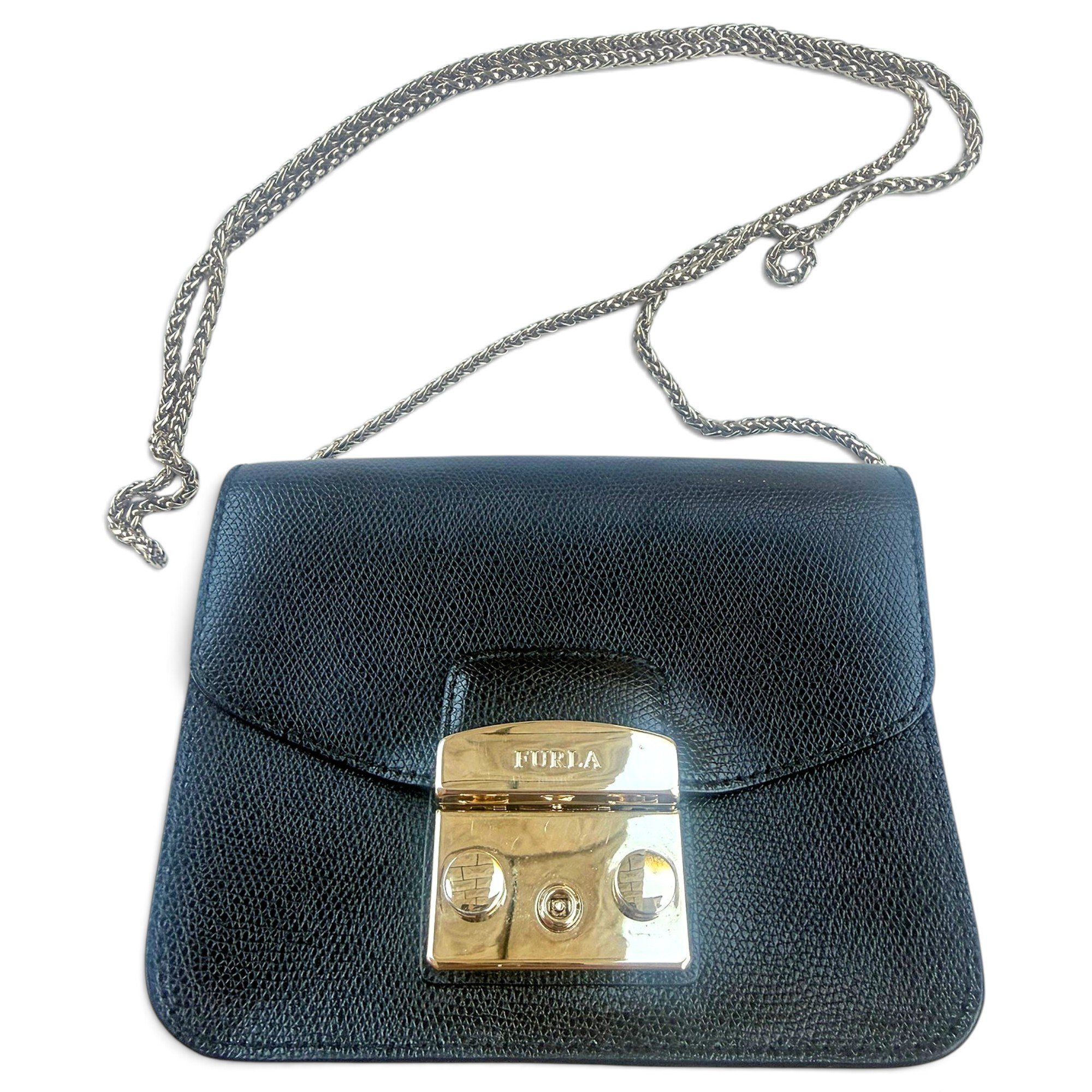 Metropolis leather mini bag