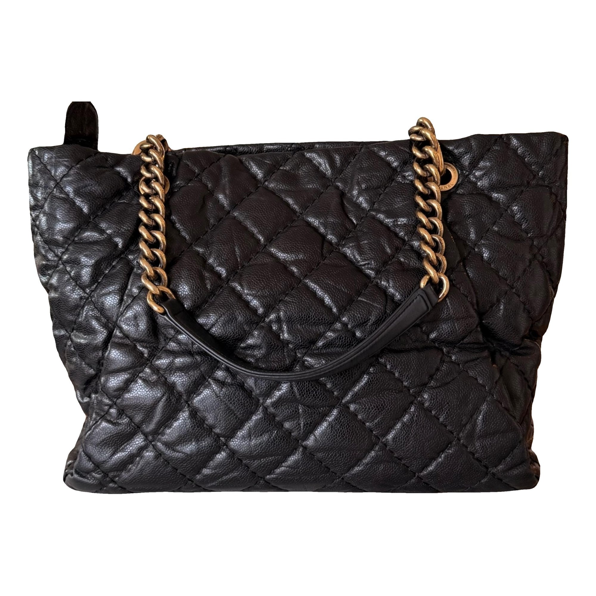 Grand shopping leather tote