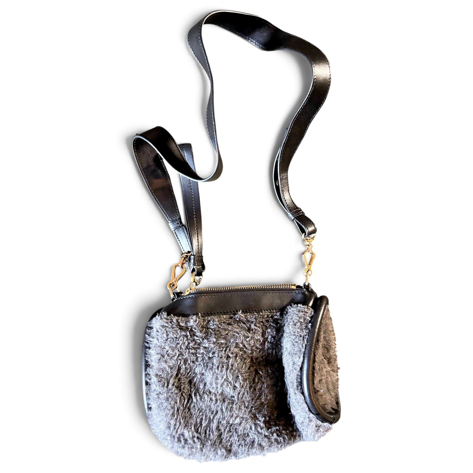 Leather crossbody bag