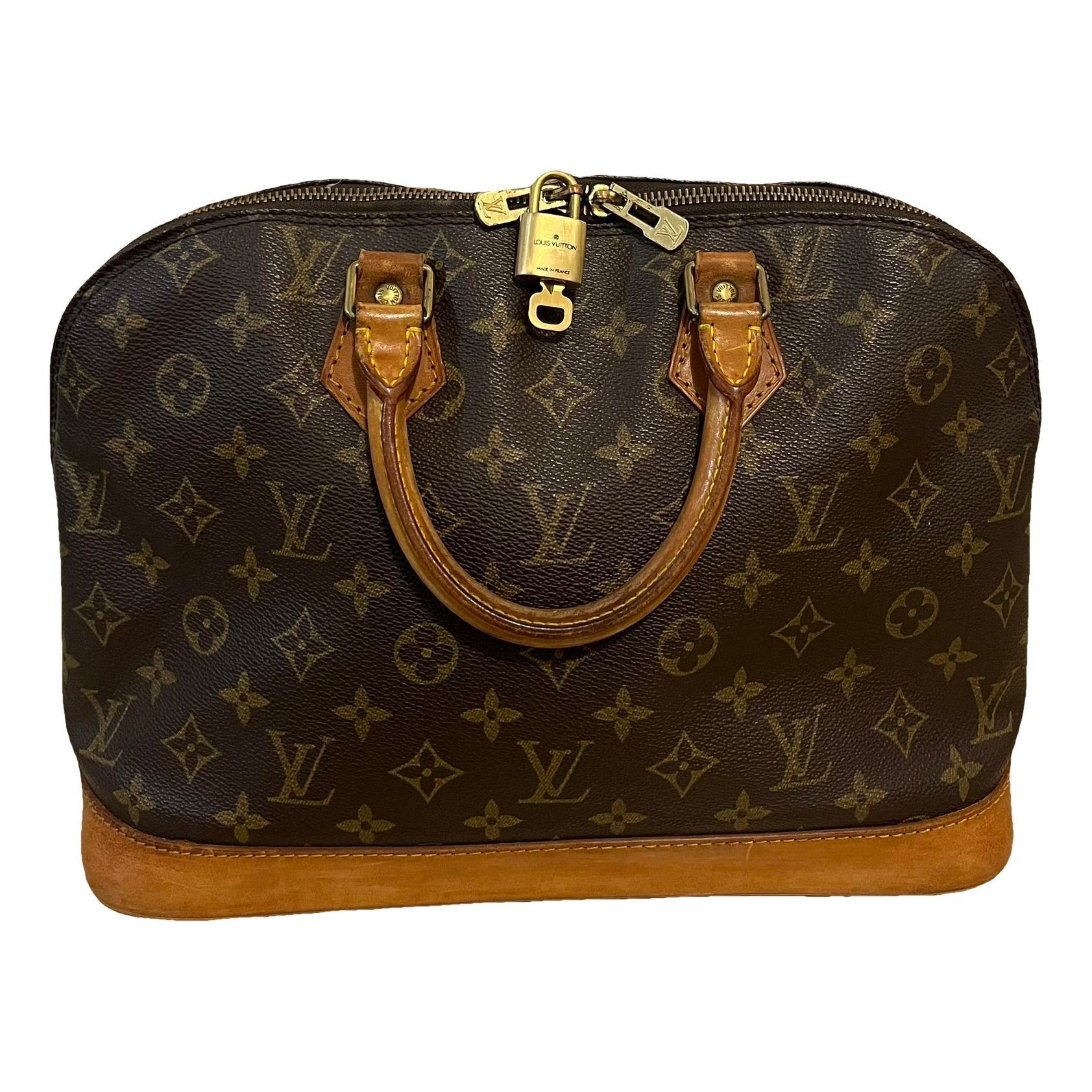 Alma leather handbag