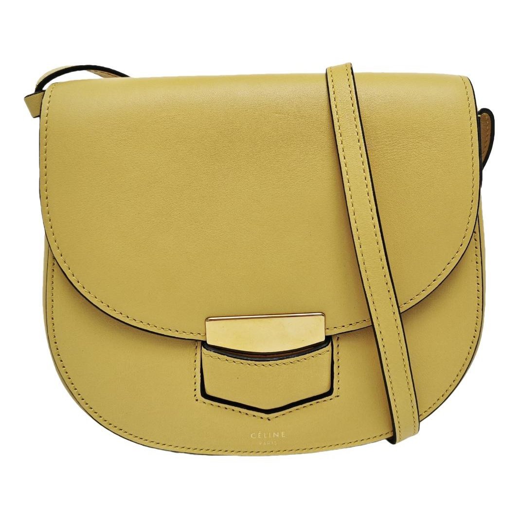 Trotteur leather crossbody bag
