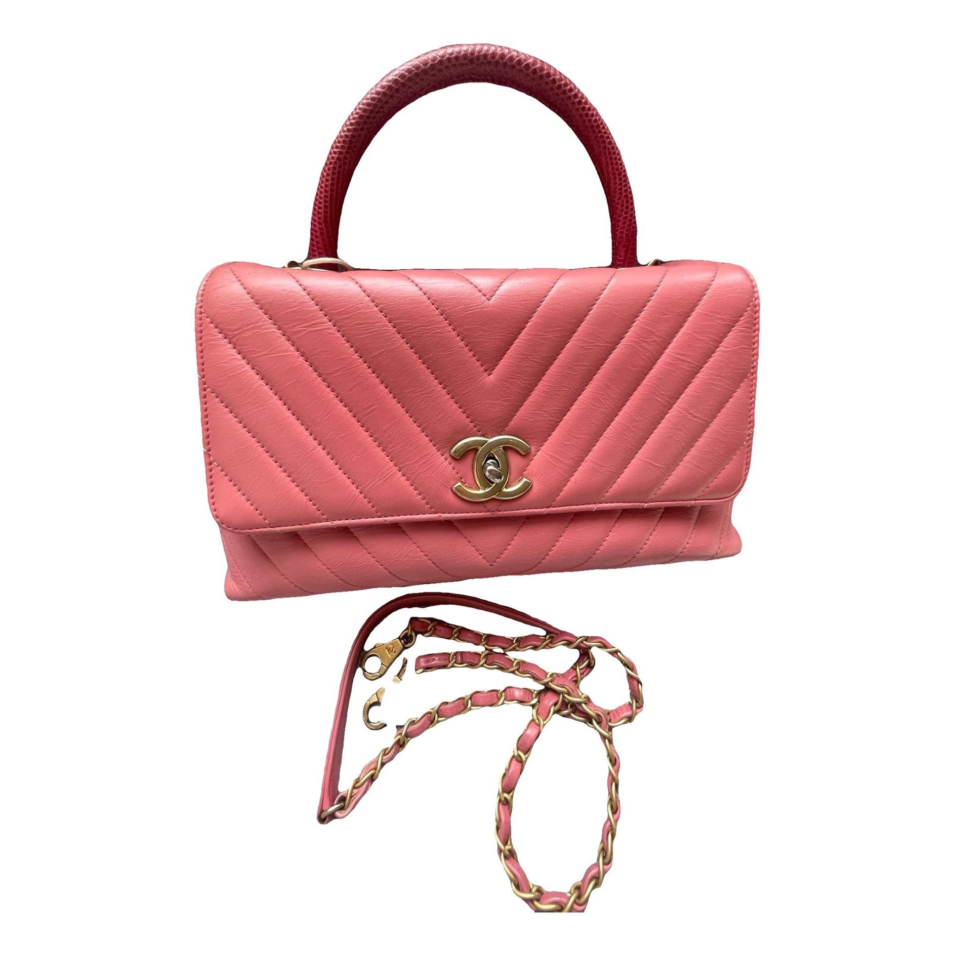 Coco Handle leather handbag