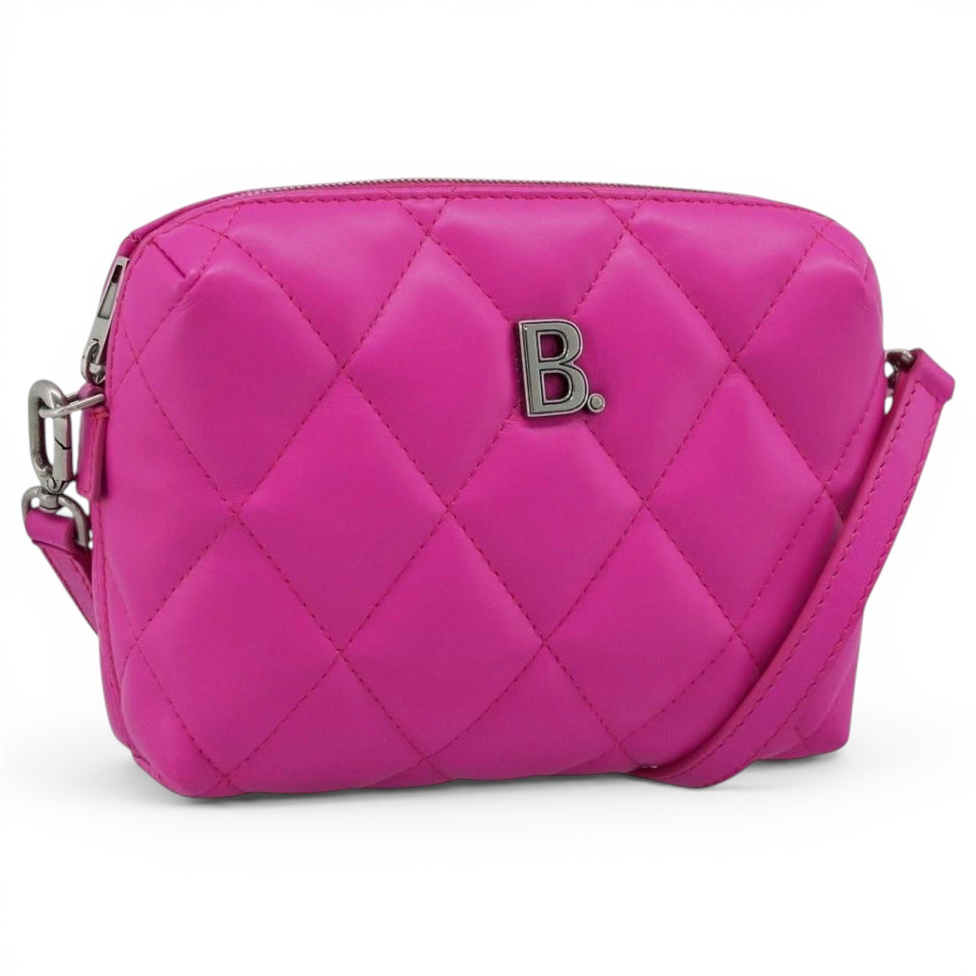 B leather handbag