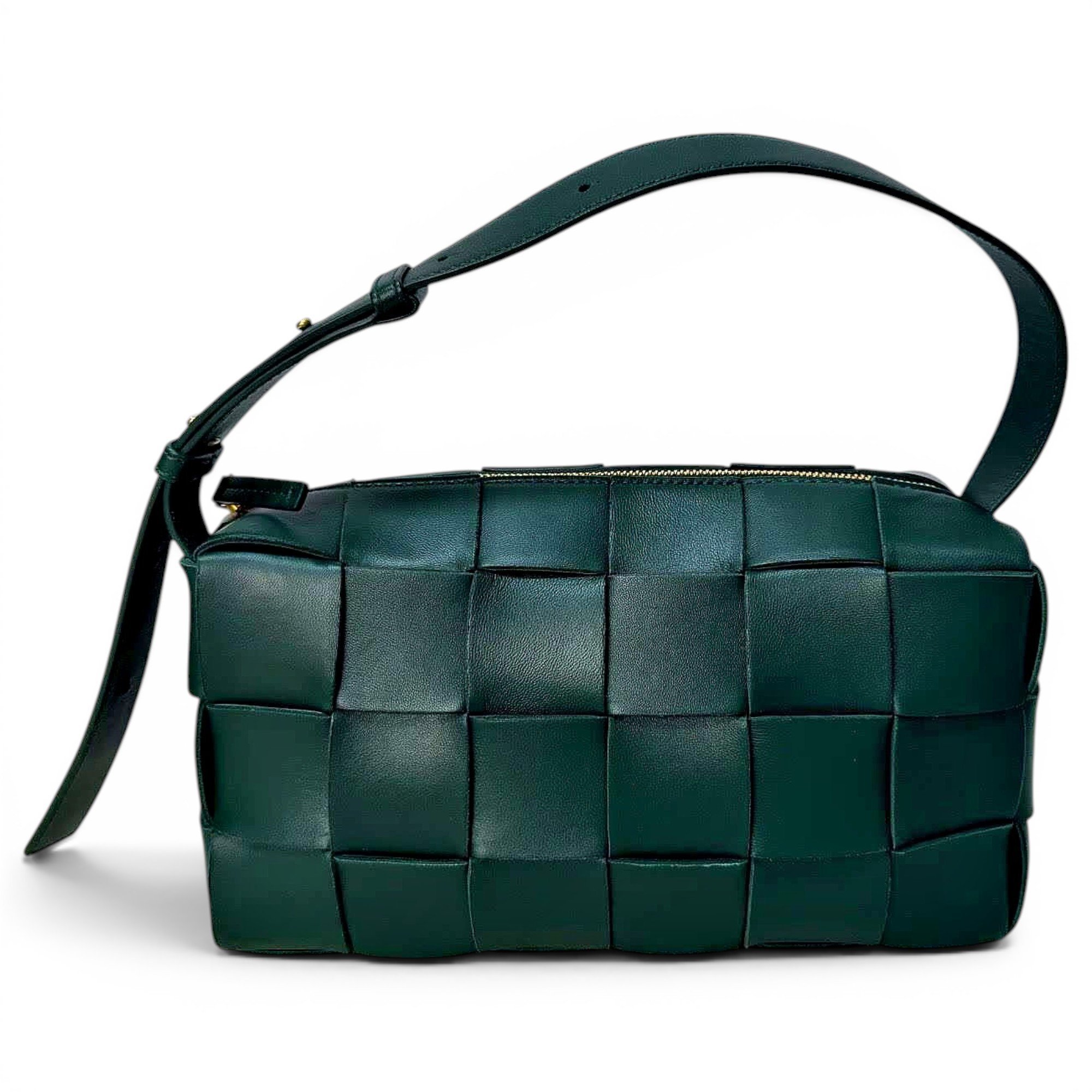 Brick Cassette leather handbag