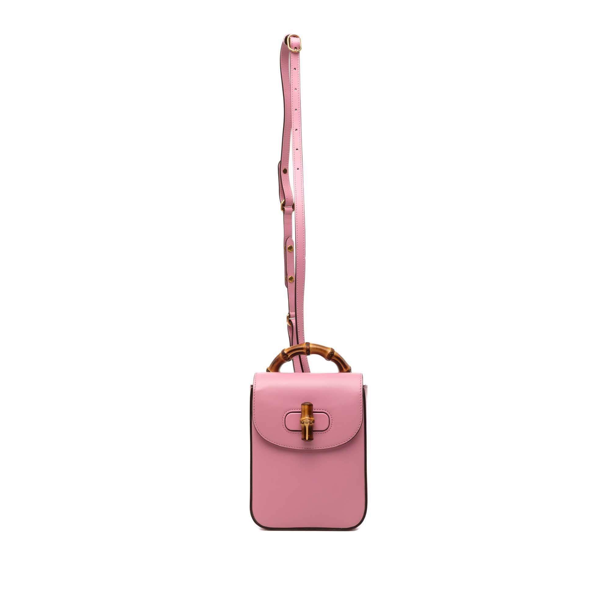 Bamboo leather handbag