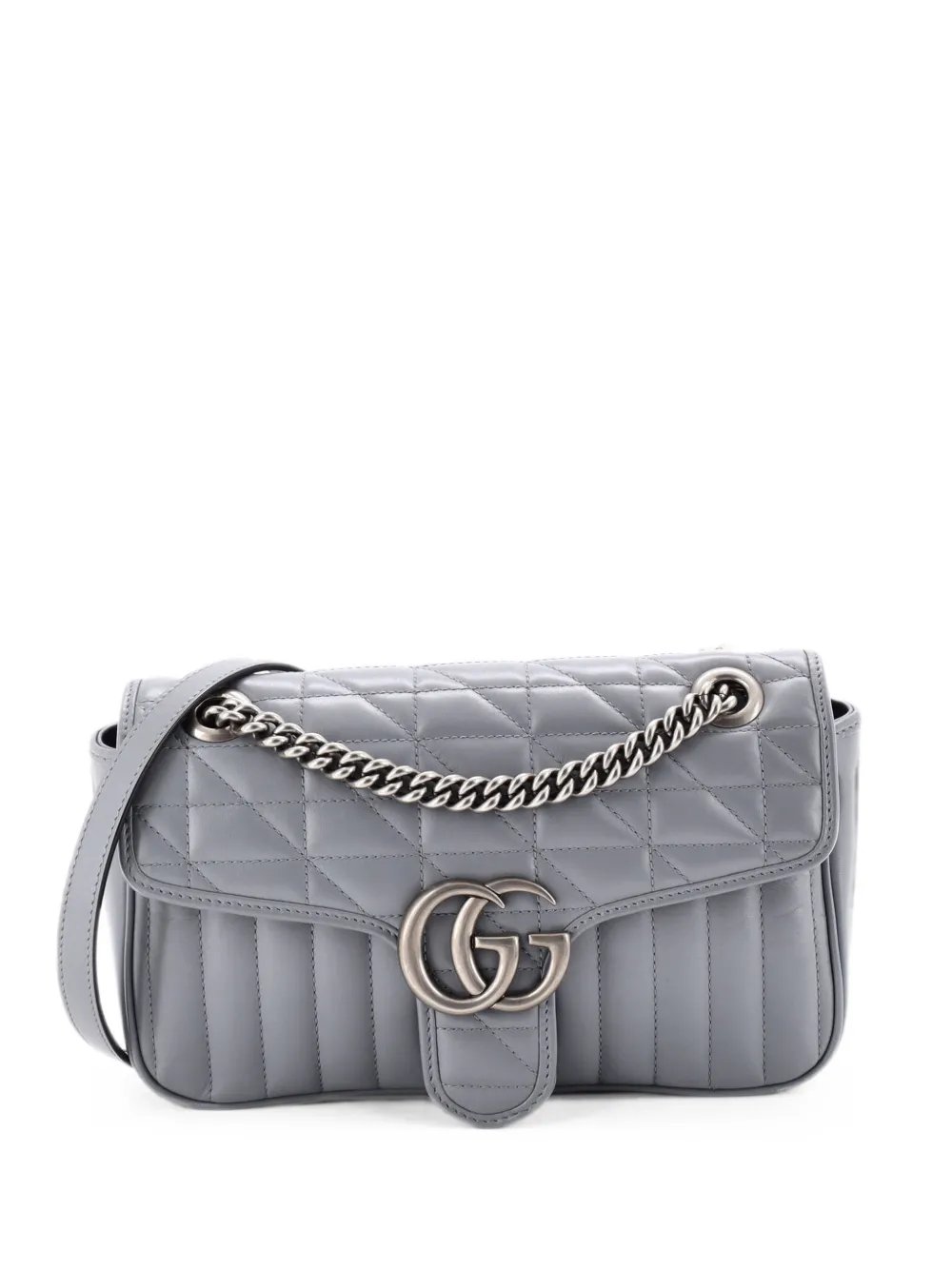 GG Marmont Flap Bag Mixed Matelasse Leather Small shoulder bag