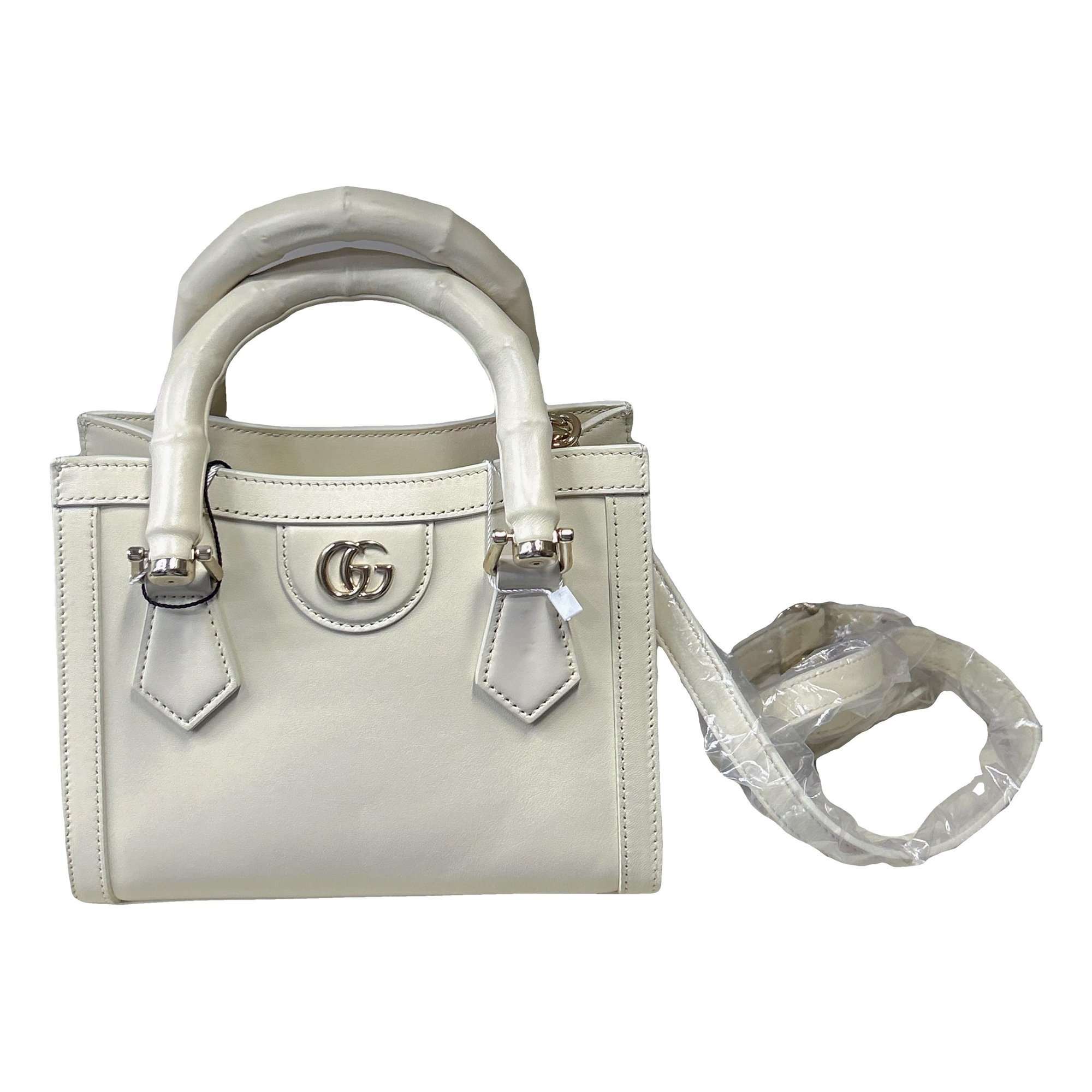Diana Bamboo leather handbag