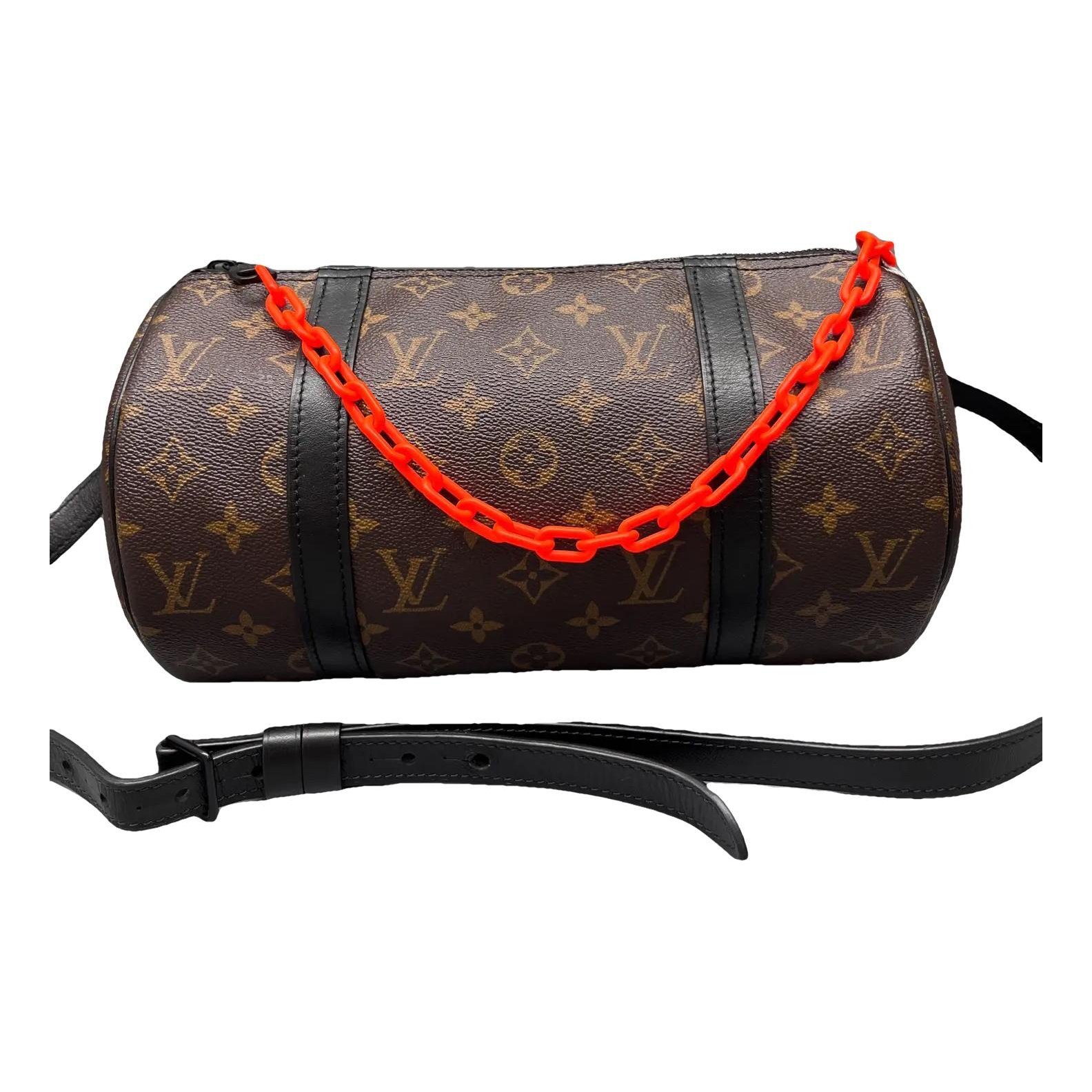 Papillon vinyl crossbody bag