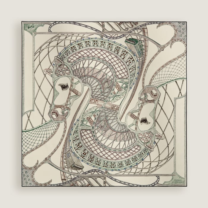 Chevaux d'Hephaistos Scarf 90