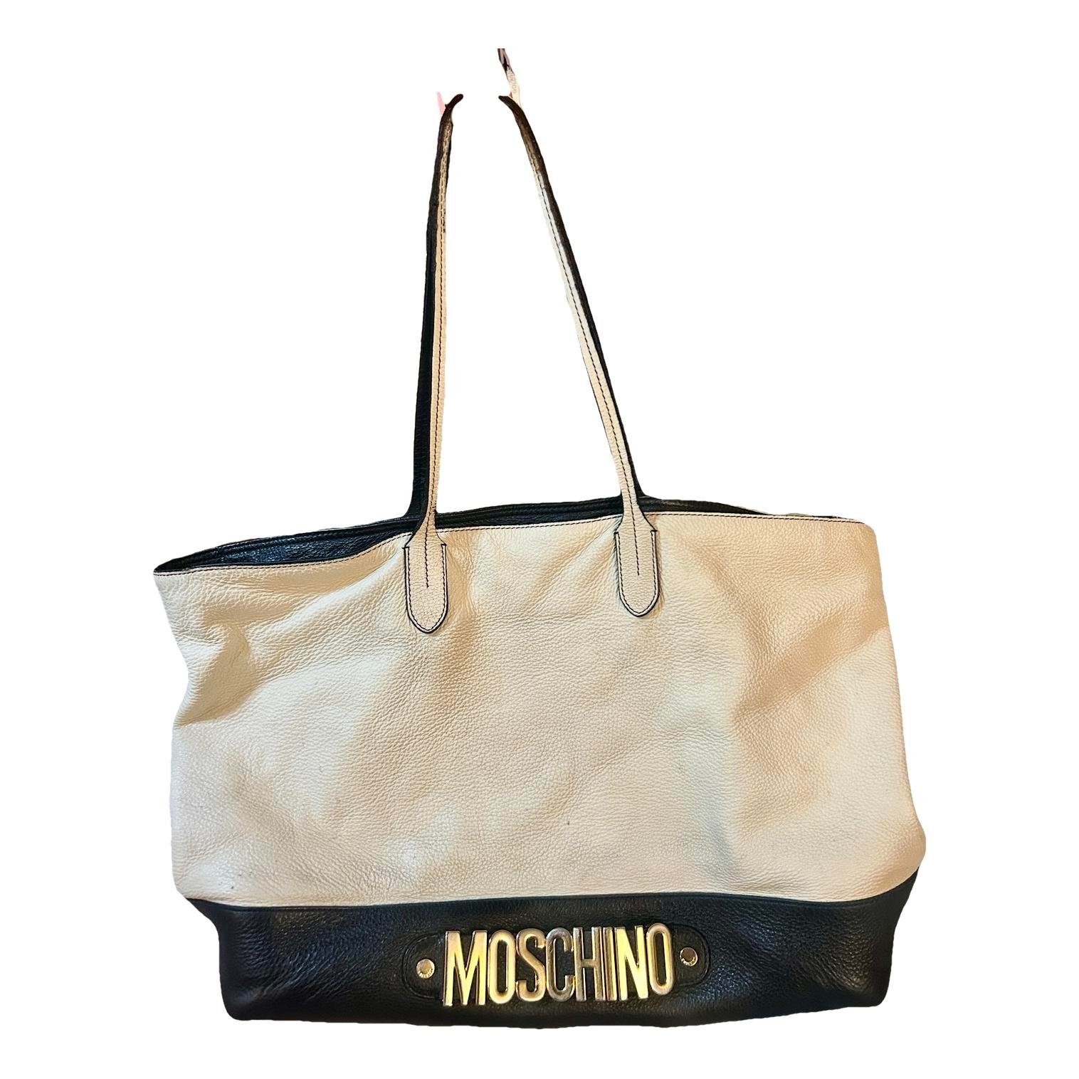 Moschino Leather tote