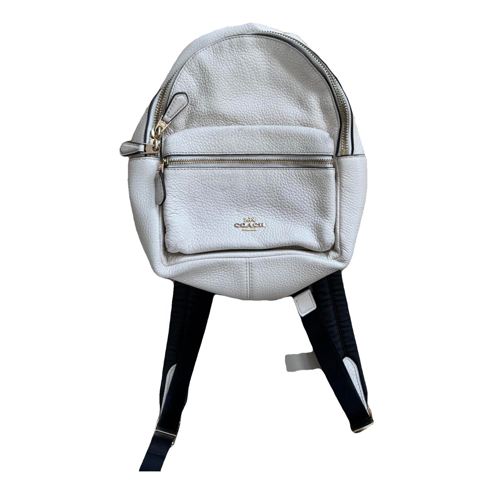 Leather backpack