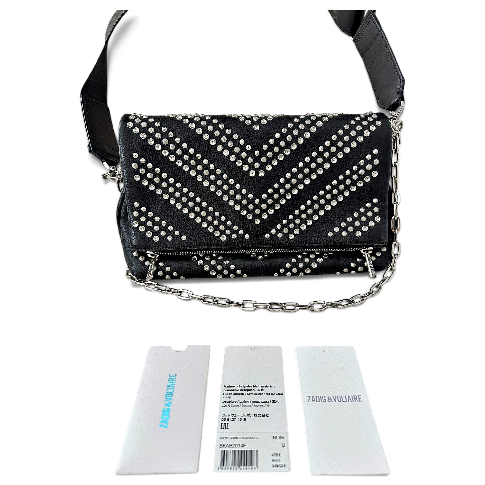 Leather crossbody bag