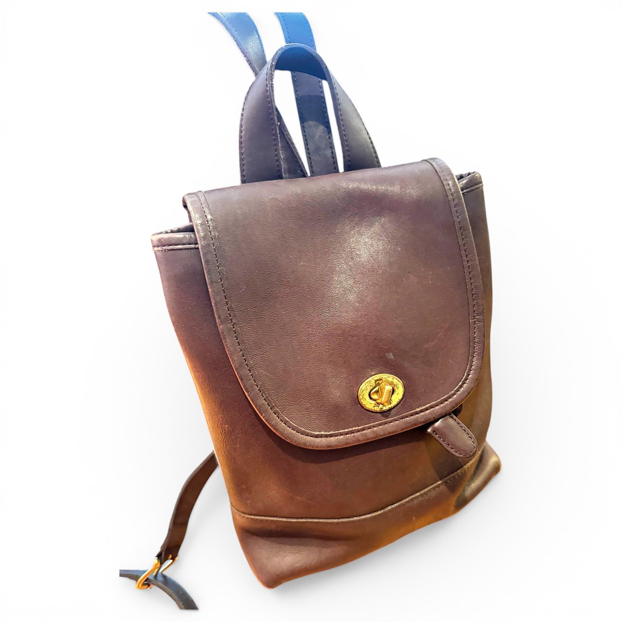 Leather backpack
