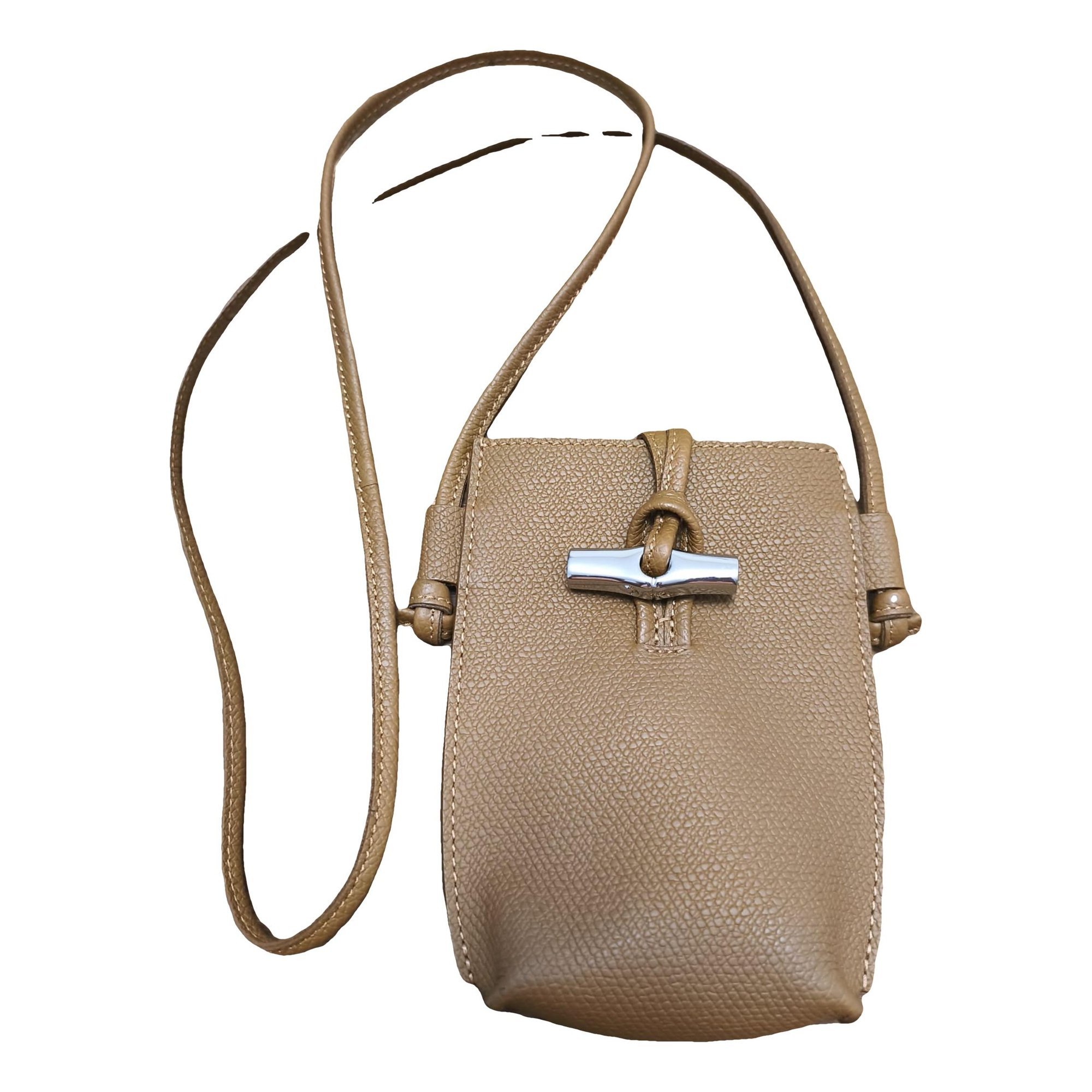 Leather clutch bag