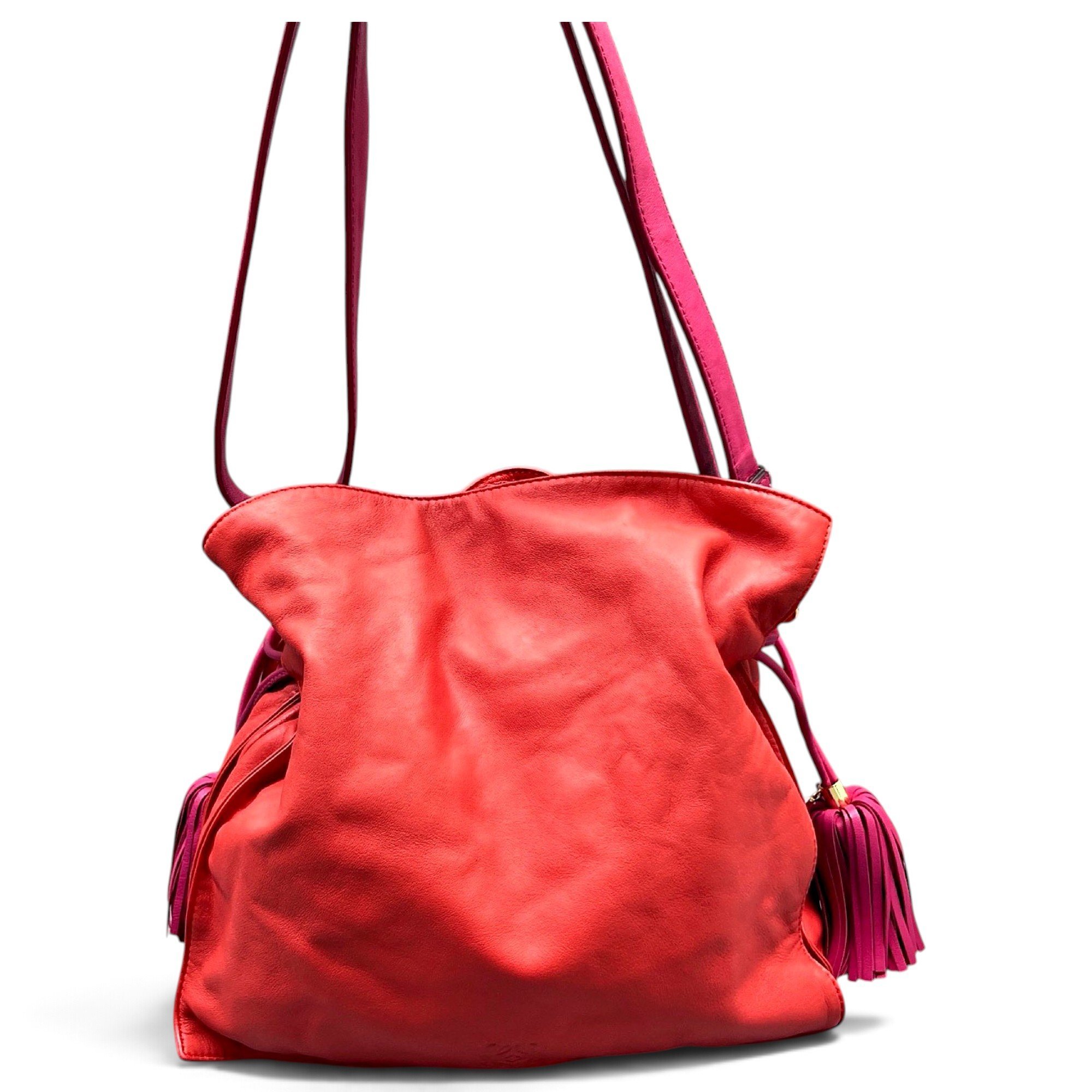 Flamenco leather handbag