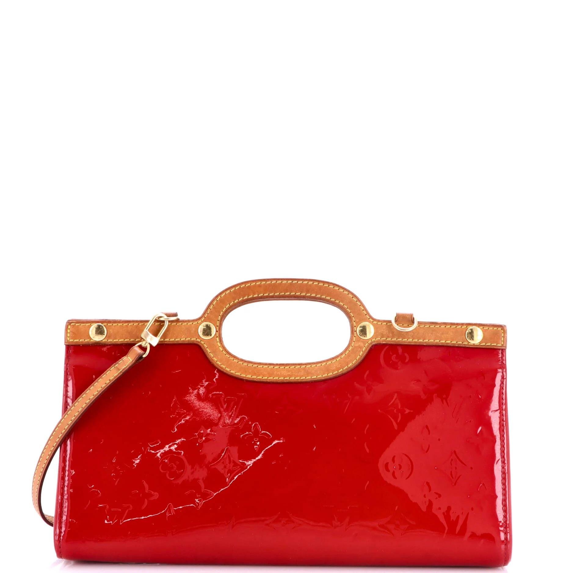 Patent leather handbag