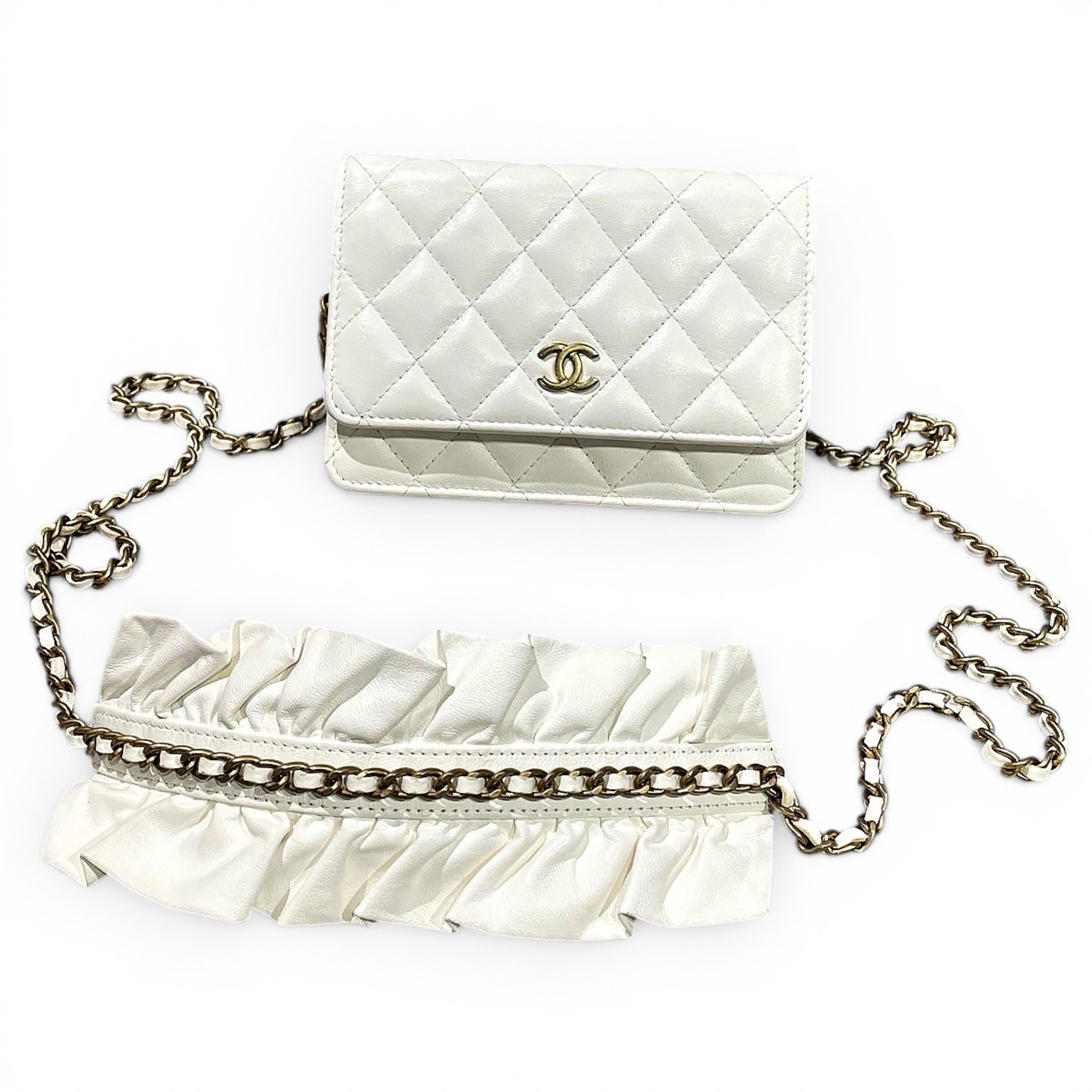 Wallet On Chain Timeless/Classique leather crossbody bag