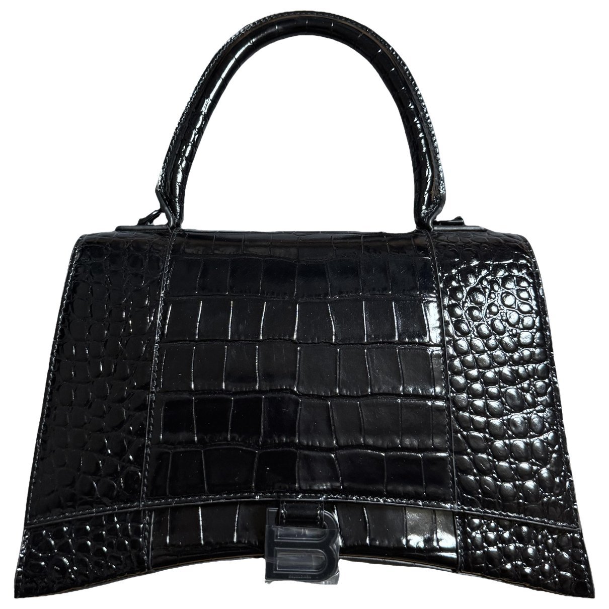 Balenciaga Hourglass leather handbag