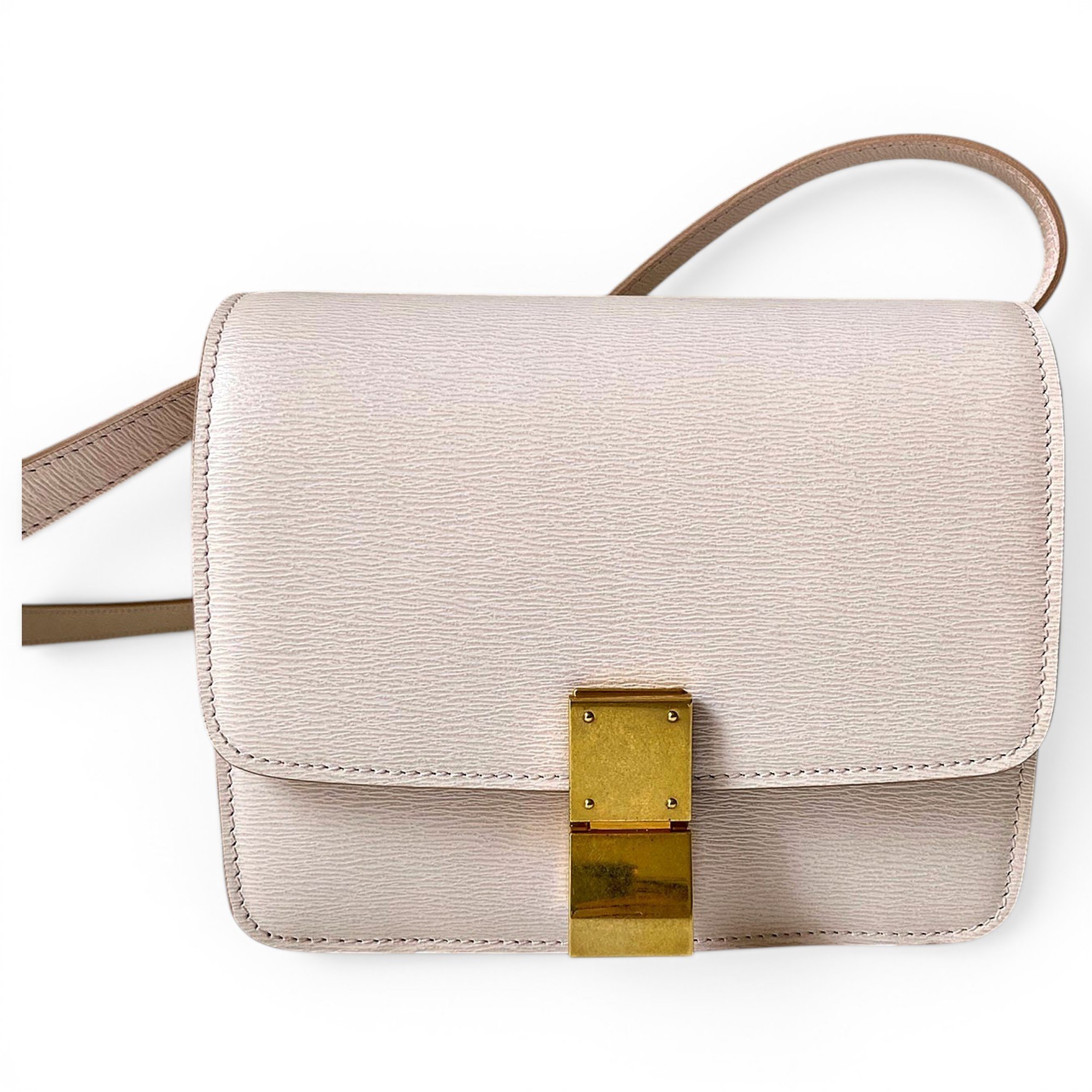 Classic leather crossbody bag