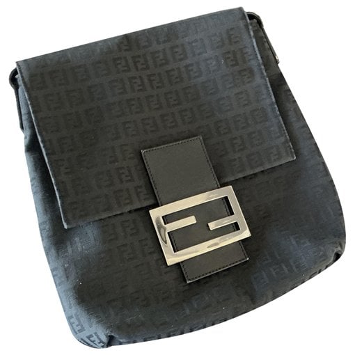 Baguette cashmere crossbody bag