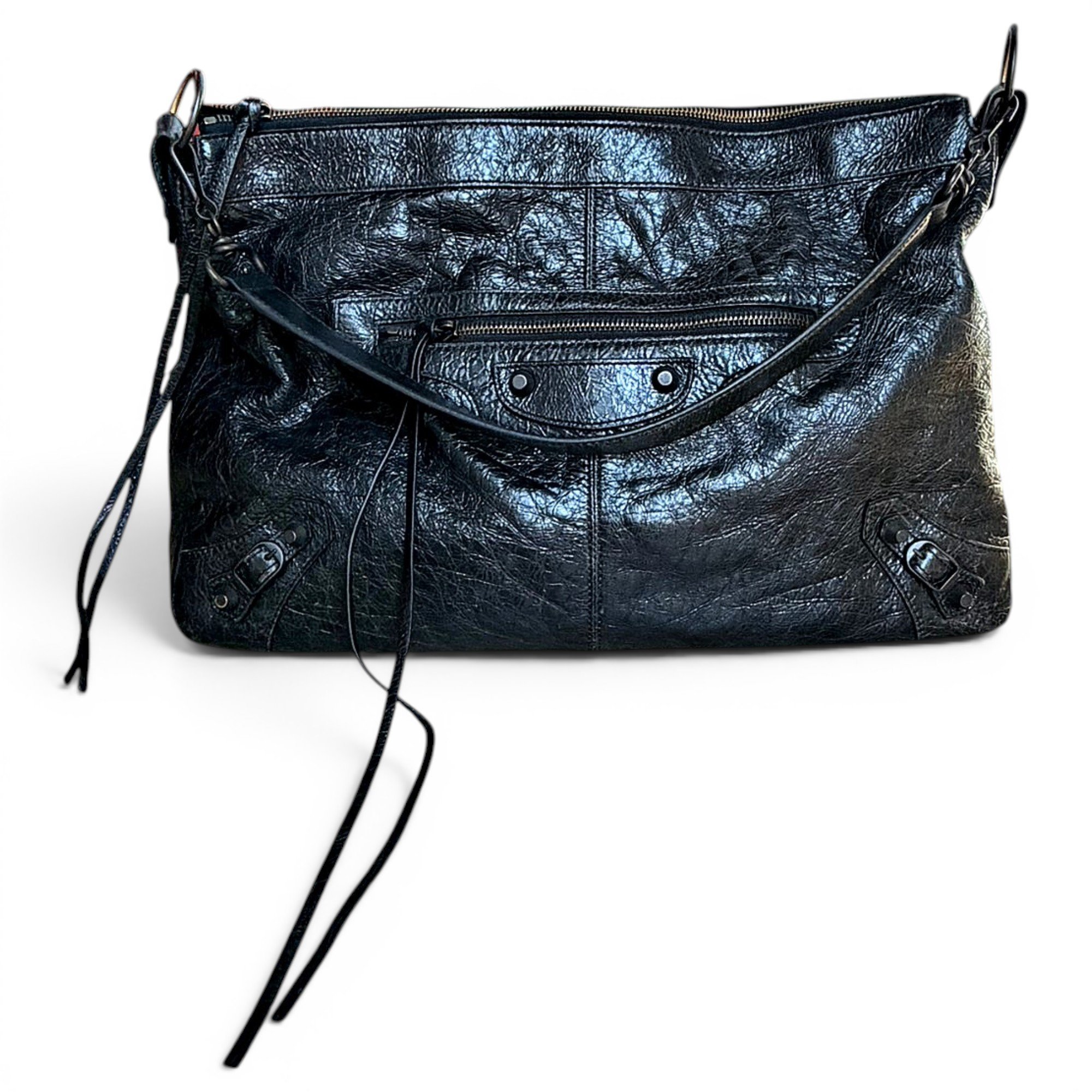 Leather handbag