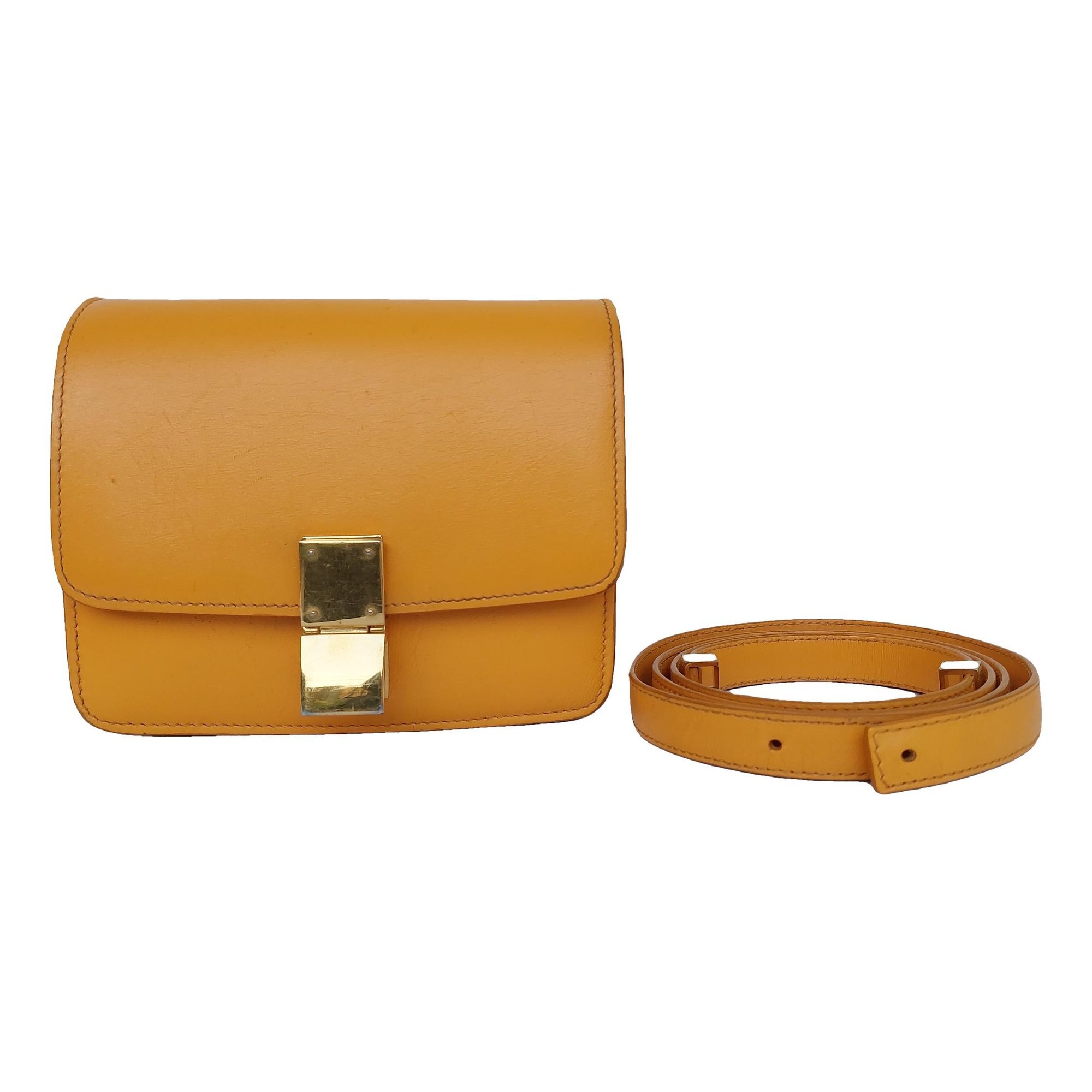 Classic leather crossbody bag