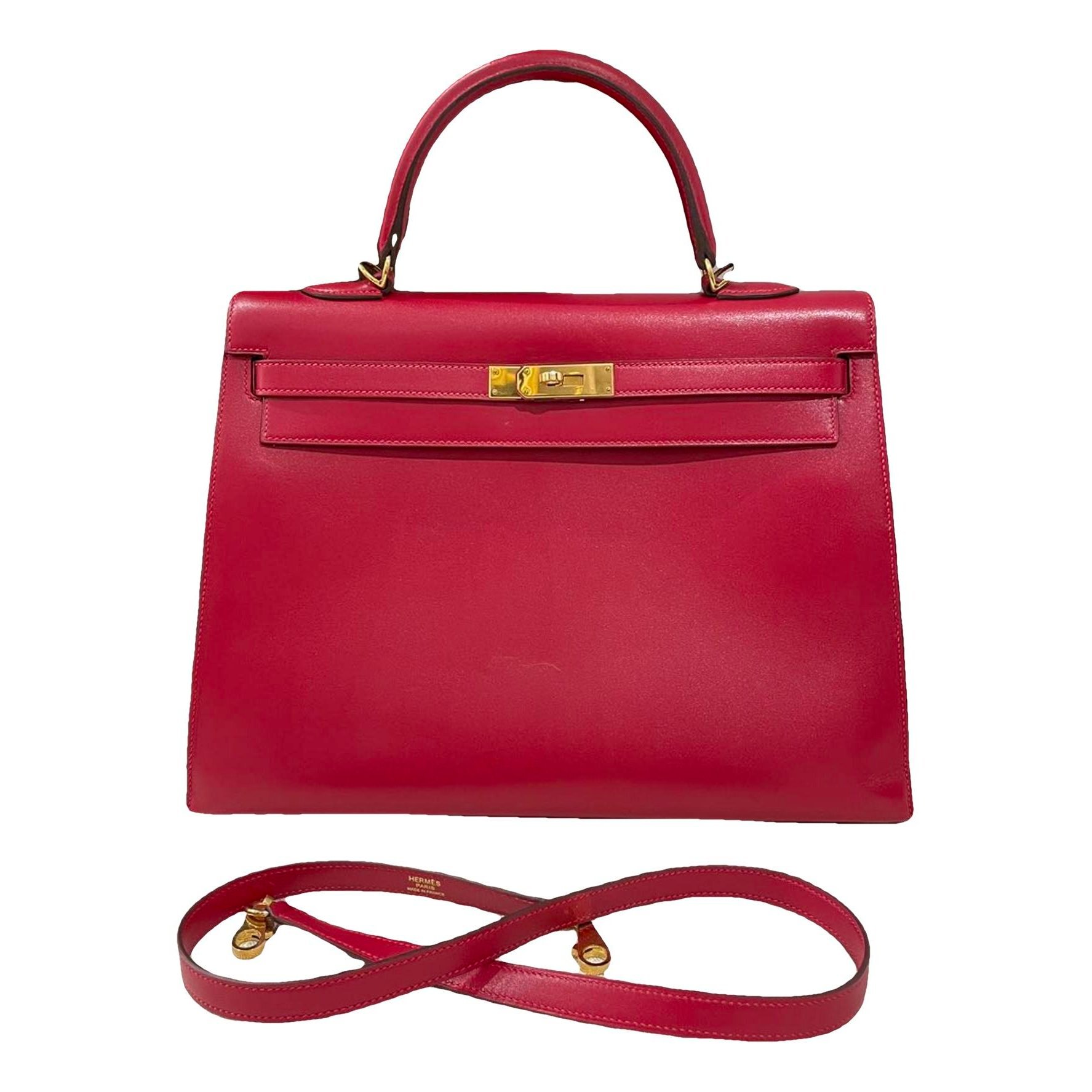 Kelly 35 leather handbag