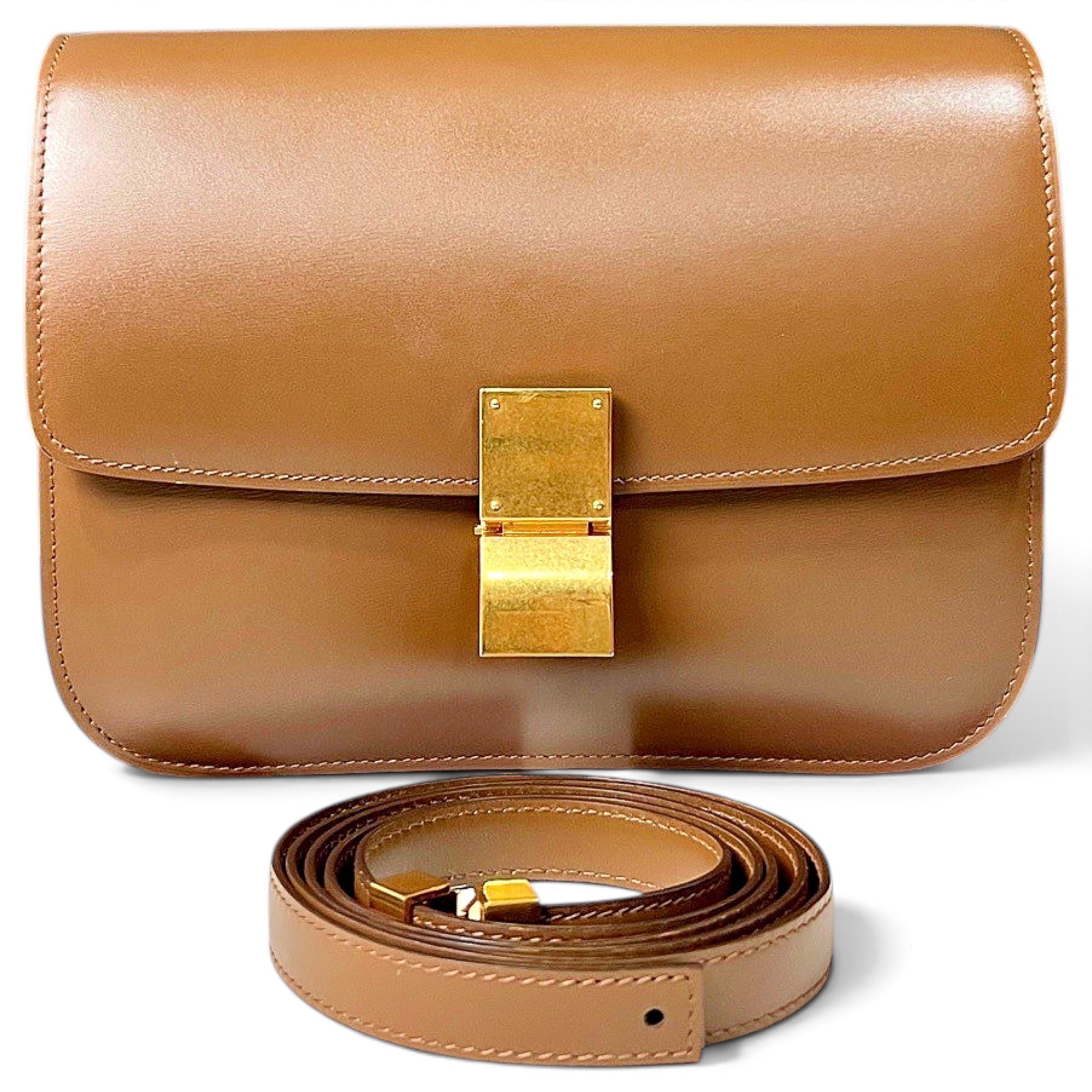 Classic leather handbag