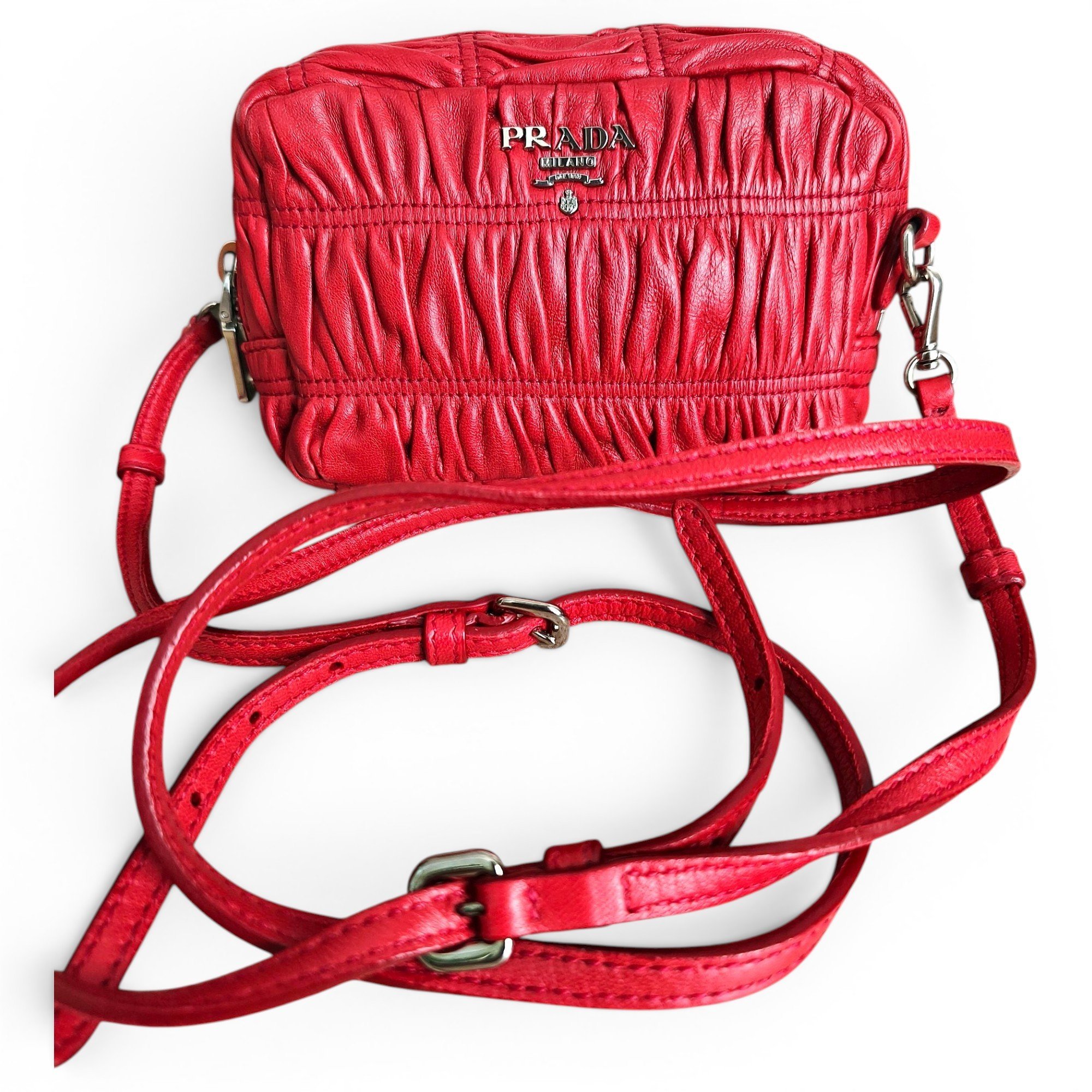 Leather crossbody bag