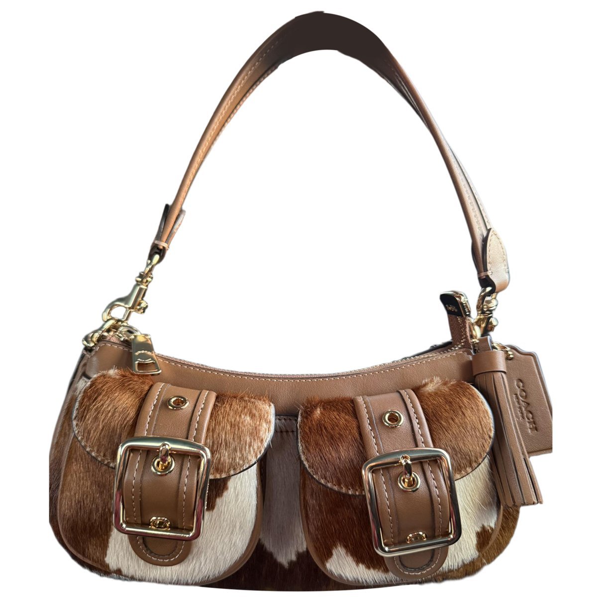 Pony-style calfskin handbag