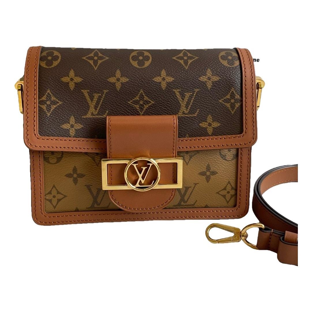 Louis Vuitton Dauphine leather handbag