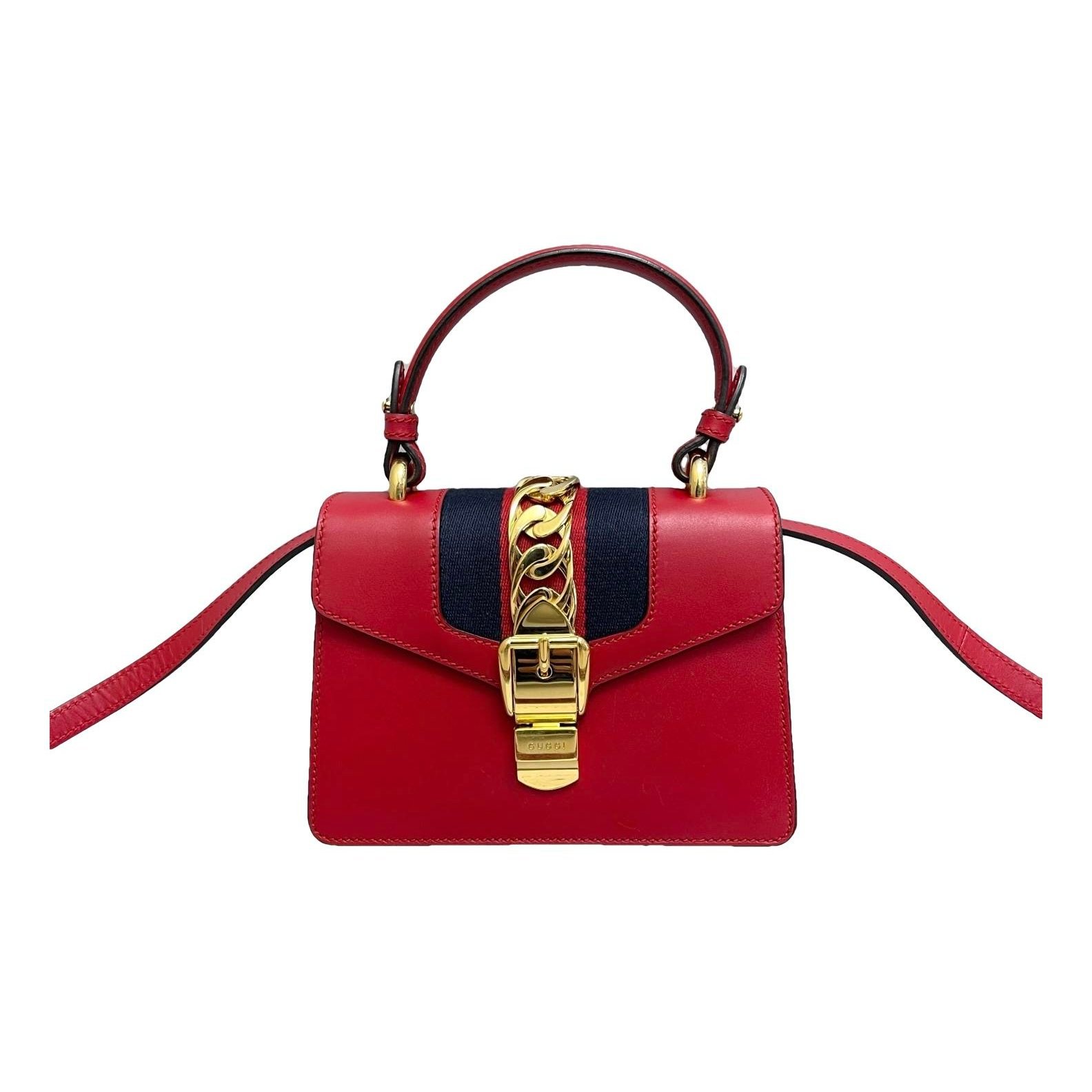 Sylvie Top Handle leather handbag
