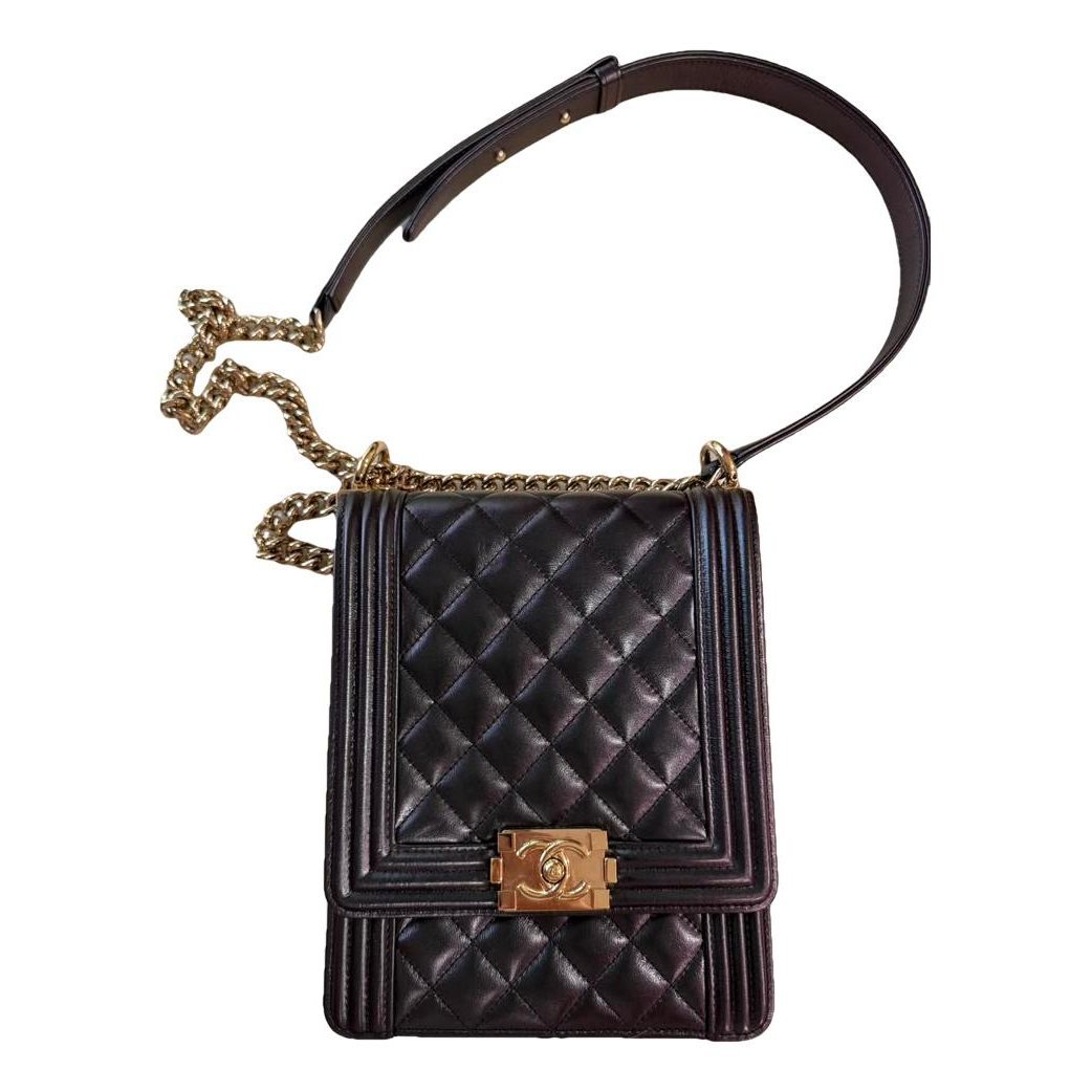 North South Boy leather crossbody bag