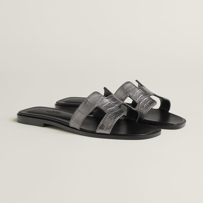 Gris Argenté Oran Sandal