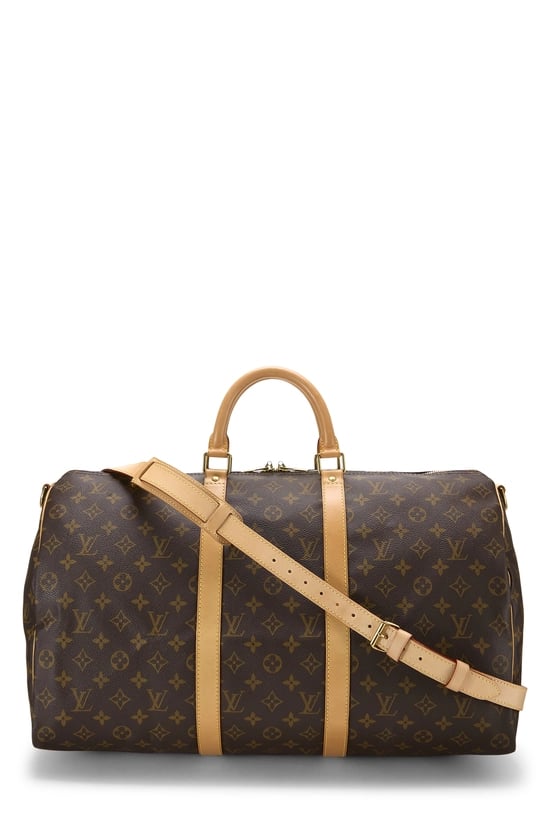 Louis Vuitton Monogram Canvas Keepall Bandouliere 50